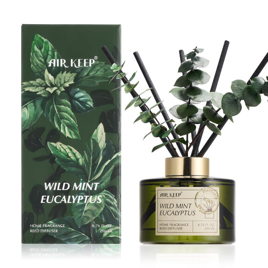Mint Eucalyptus Reed Diffuser Set