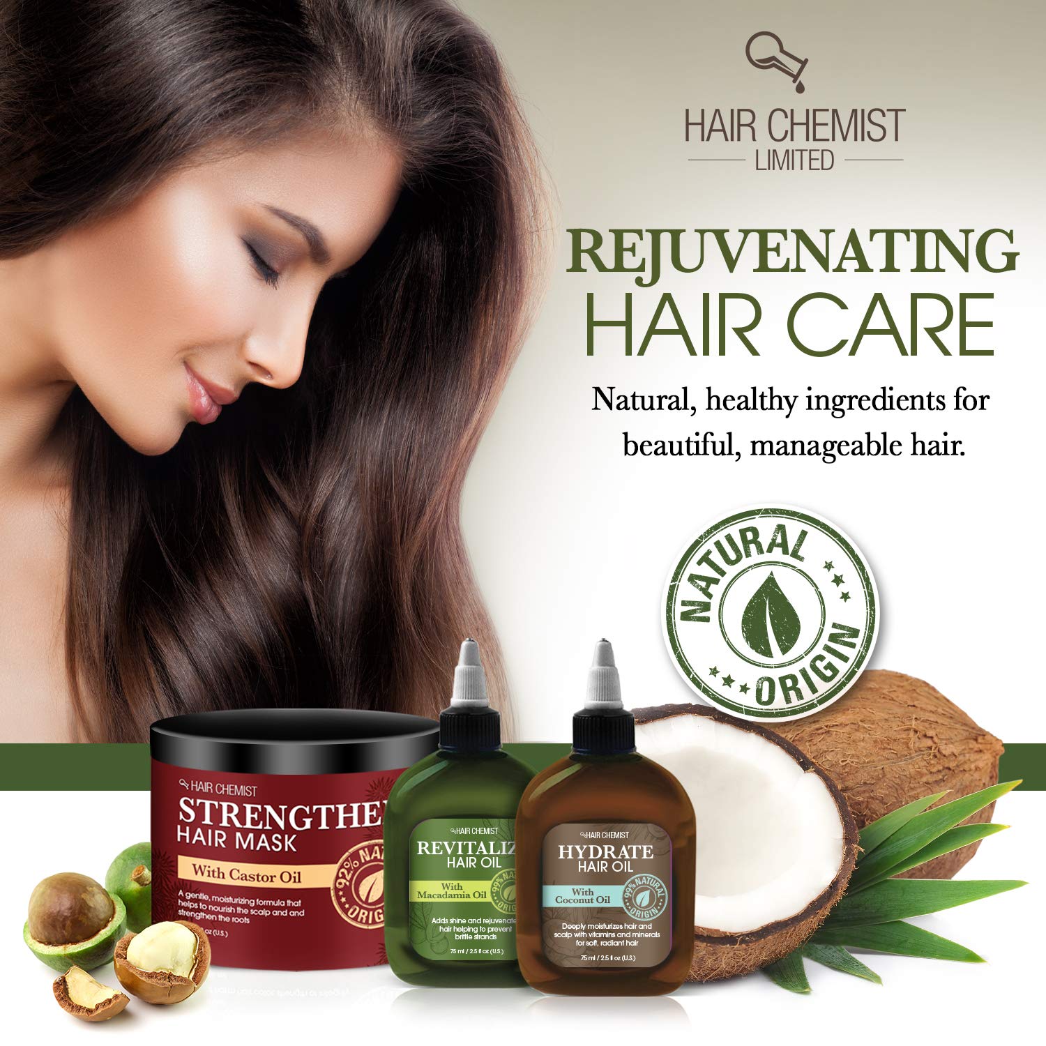 Hair Chemist Coconut Oil Deep Repair Masque 8 ounce
