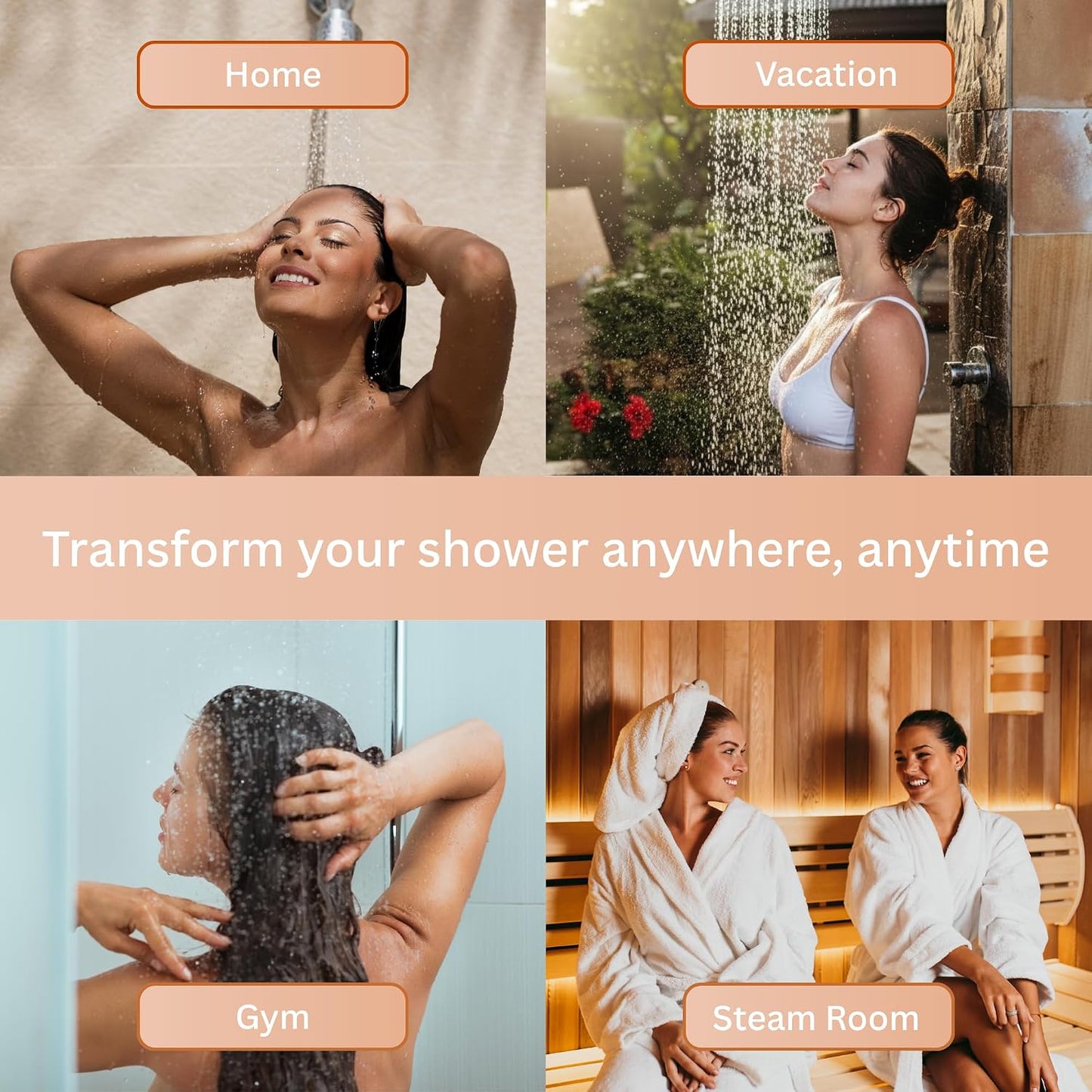 Citrus Shower Steamers Aromatherapy (6 Pack) – Energy Boost & Stress Relief Shower Bombs – Natural Essential Oil Spa Tablets, Individually Wrapped – Self Care Birthday Gifts for Men & Women
