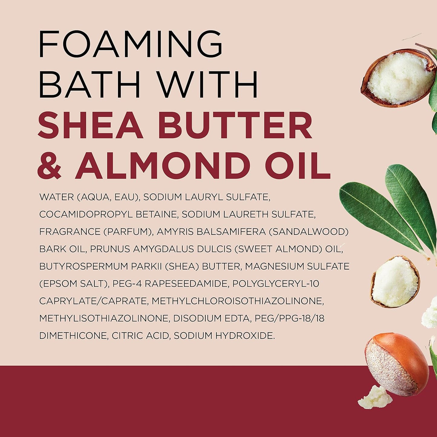 Dr Teal's Foaming Bath with Pure Epsom Salt, Shea Butter & Almond, 34 fl oz (Pack of 4)