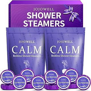 Lavender Shower Steamers Aromatherapy with Essential Oil - 12 Pack Birthday Gifts for Women Mom, Mothers Day Gifts for Mom Wife Grandma from Daughter, Home Spa Relaxation Self Care