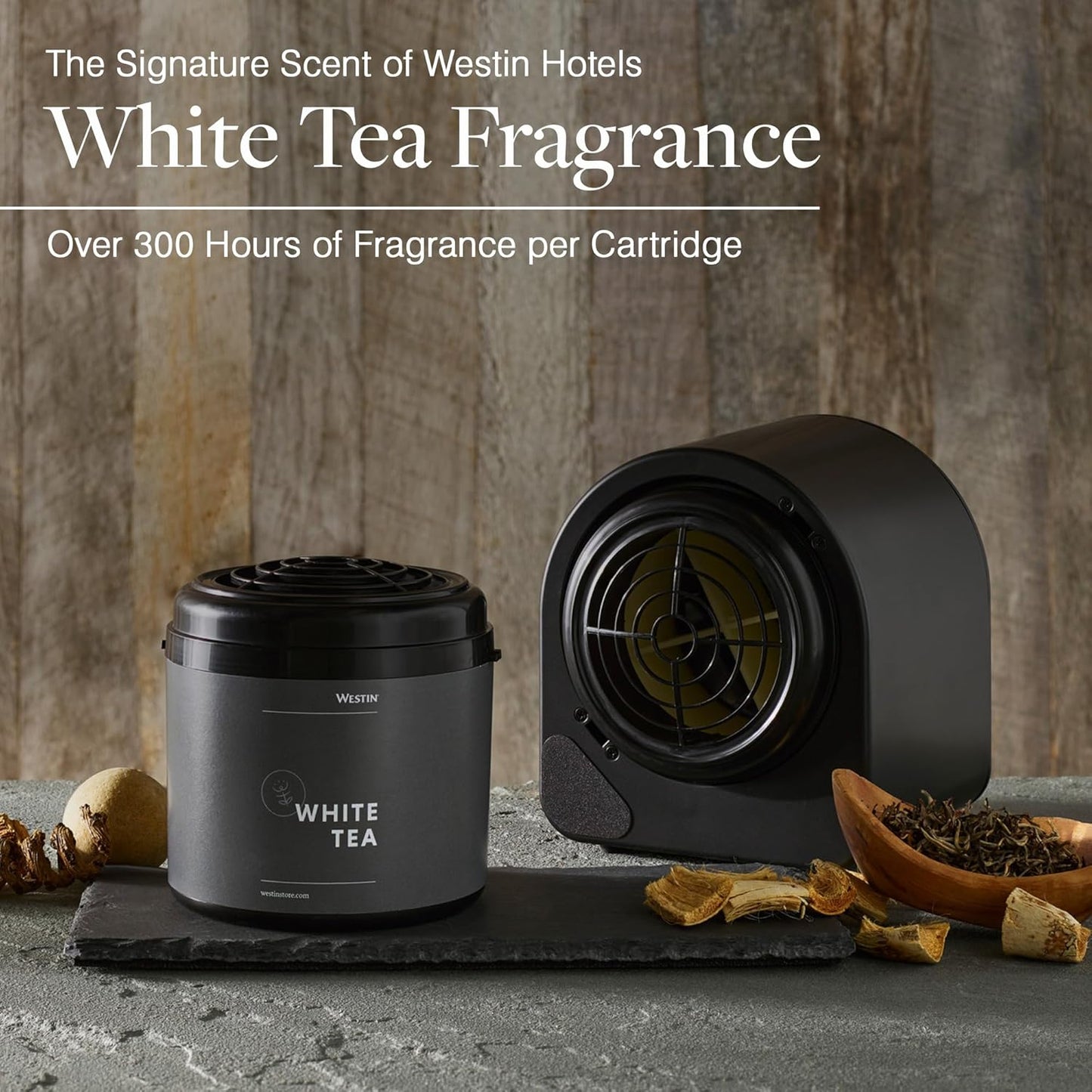 Westin White Tea Home Diffuser Refill Cartridge - Authentic Westin Hotel Fragrance - Signature White Tea Scent