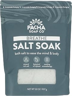 PACHA SOAP Breathe Salt Soak, 32 OZ