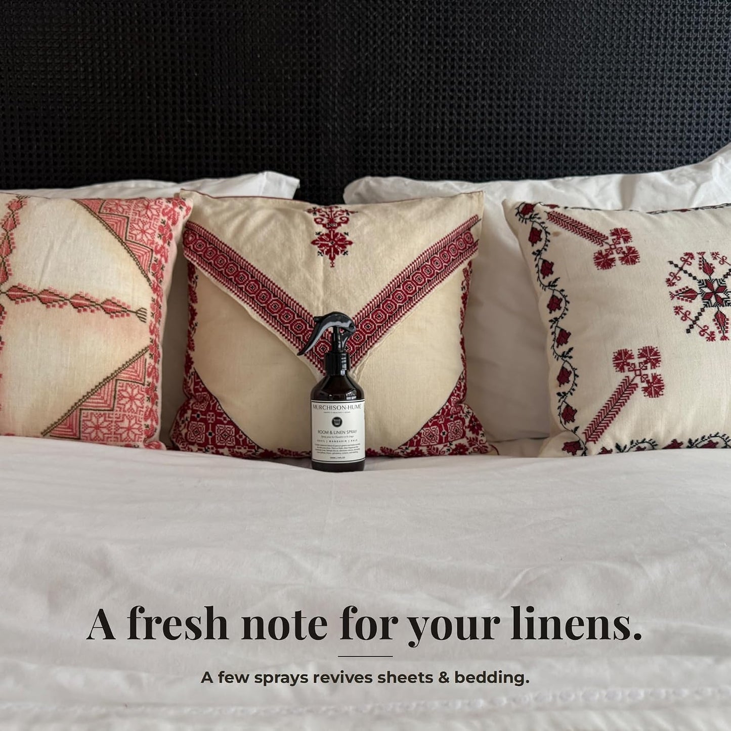 Murchison-Hume Air Freshener Spray - Fresh Herbal-Citrus Scent Room Spray & Linen Spray - Multi-Surface Use, Plant-Based, Non-Toxic, Instant Odor Elimination, Eco-Conscious Packaging