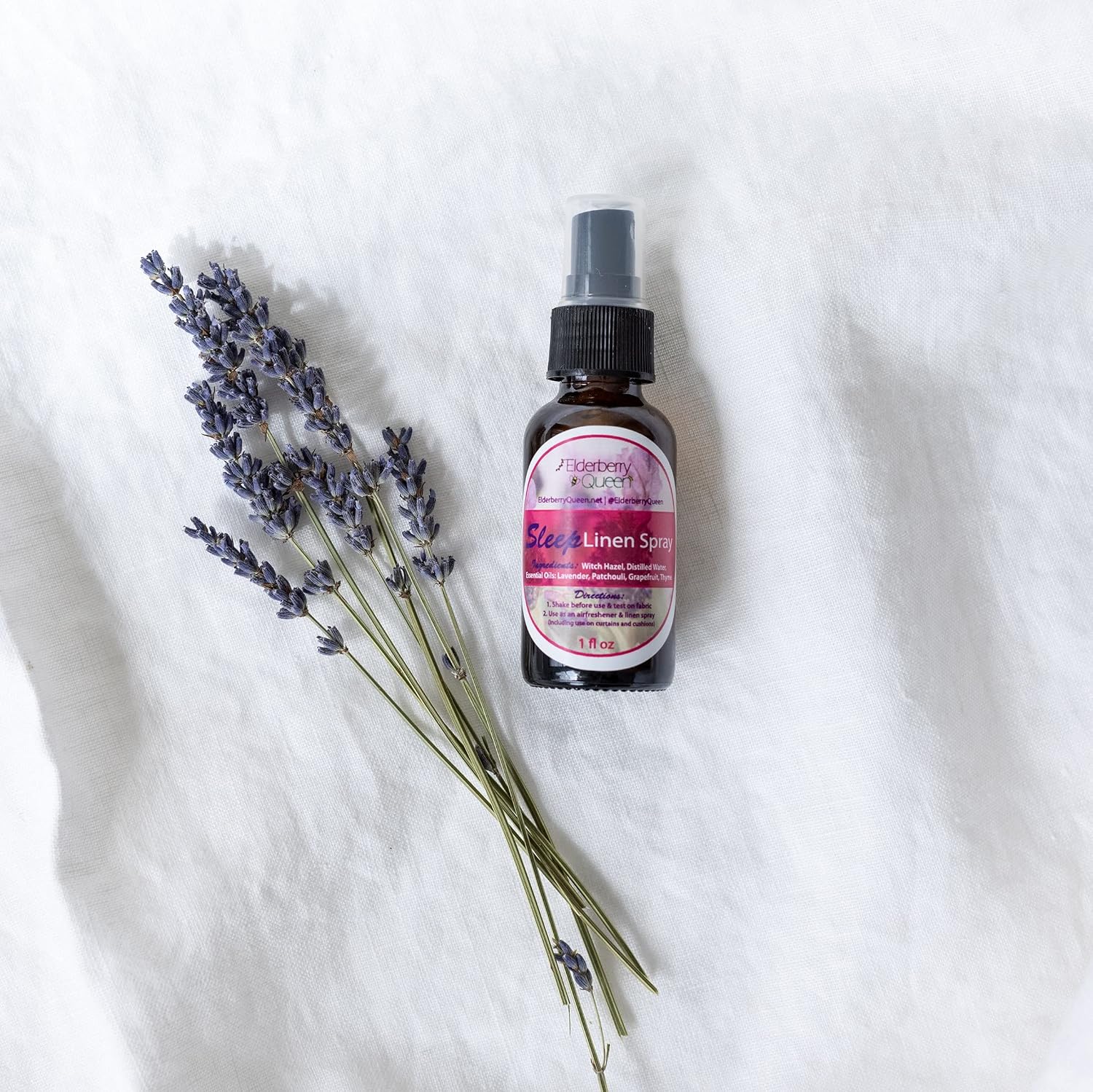 Sleep Linen Spray, Aromatic and Calming Pillow Mist, 1 oz, Infused with Natural Essential Oils, Lavender