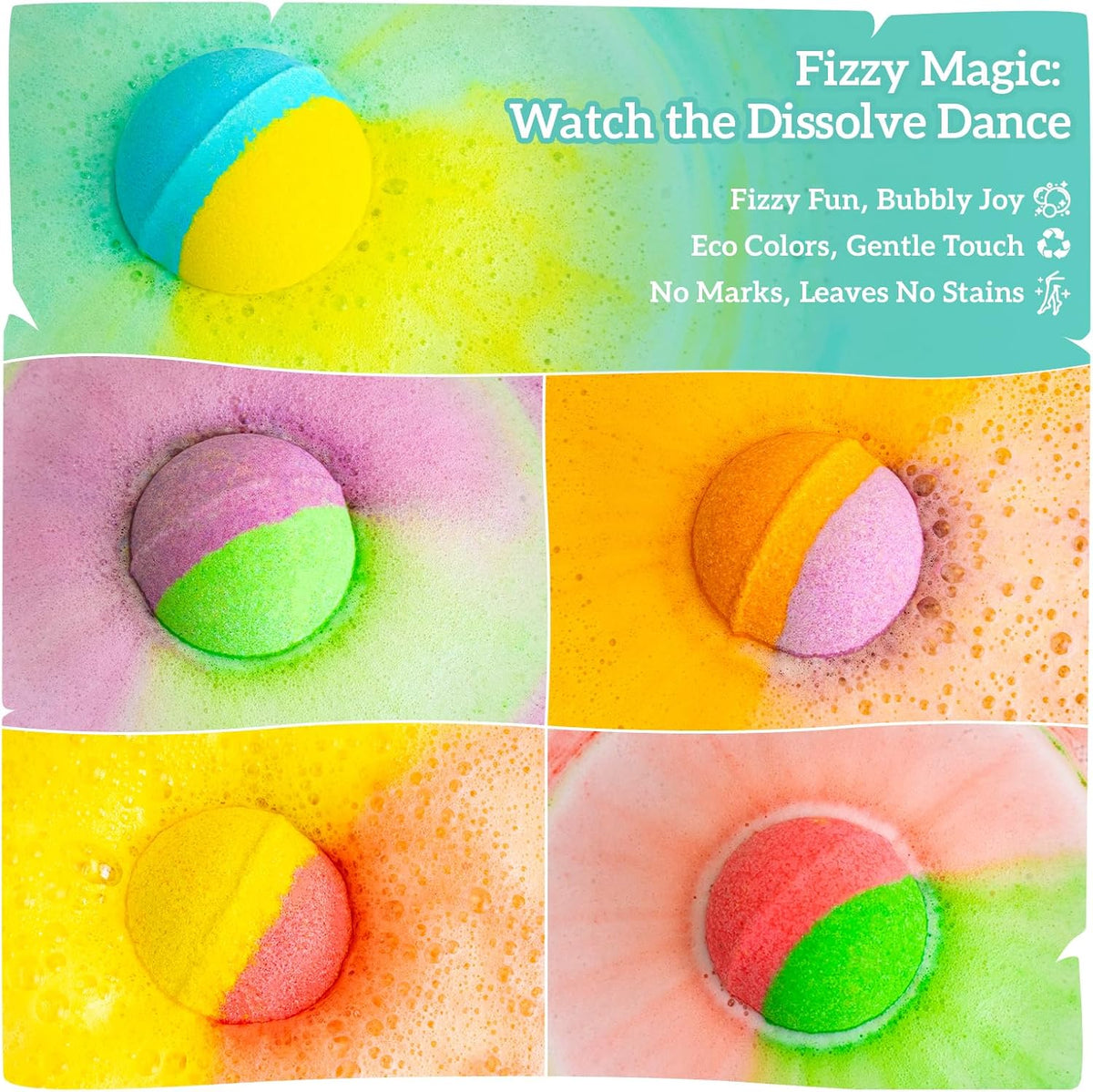 10 Pack Bath Bombs for Women, Mother’s Day Gift for Mom
