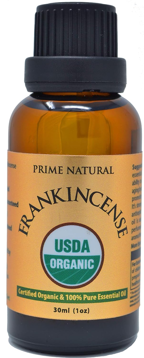 Prime Natural Organic Frankincense Essential Oil 30ml / 1oz Pure
