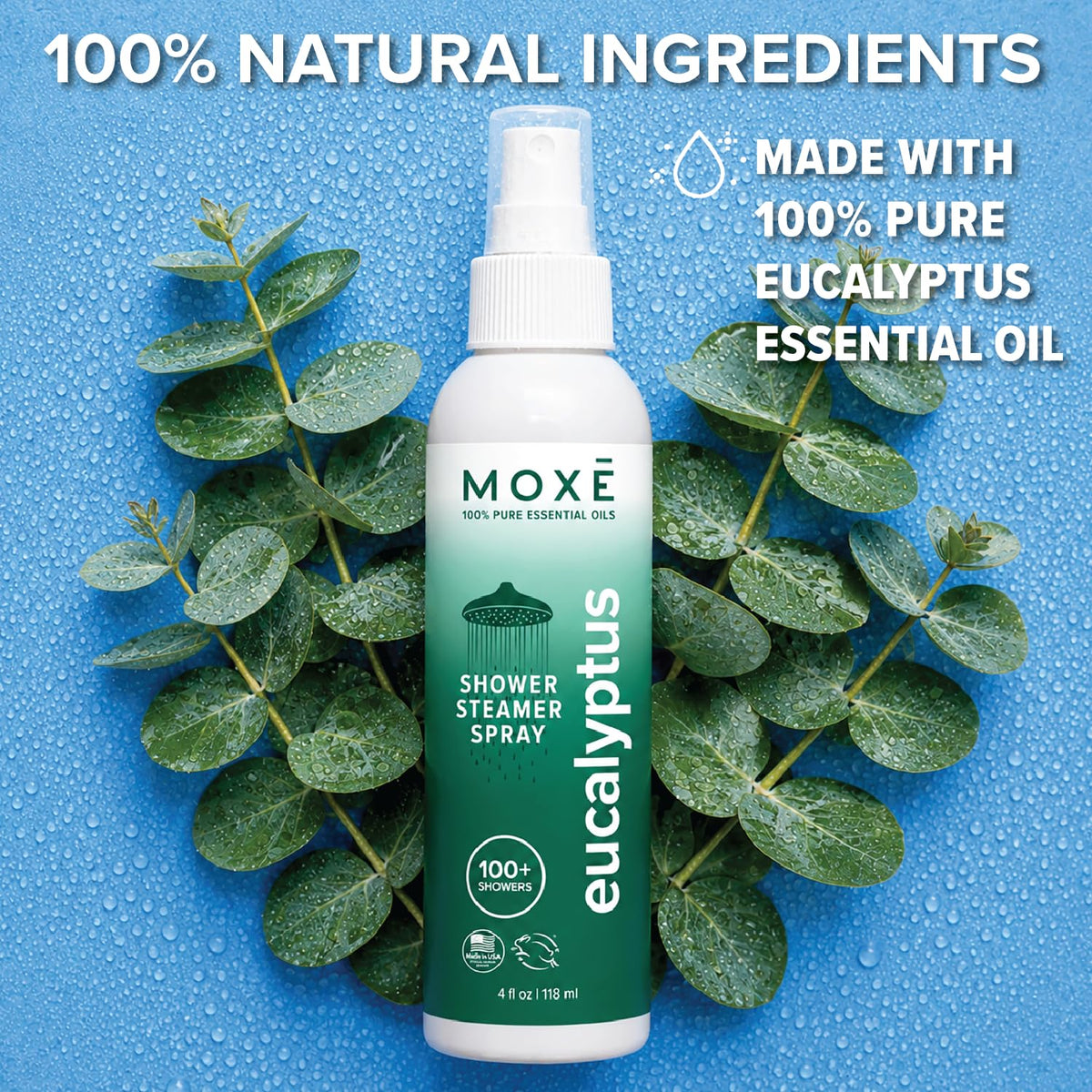 MOXĒ Eucalyptus Oil Shower Mist