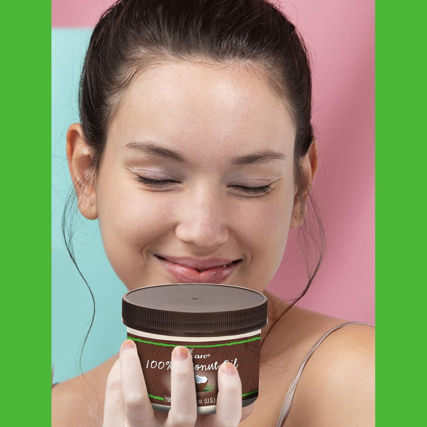 Cococare 100% Coconut Oil 7 Oz - Coconut Oil for Skin and Hair
