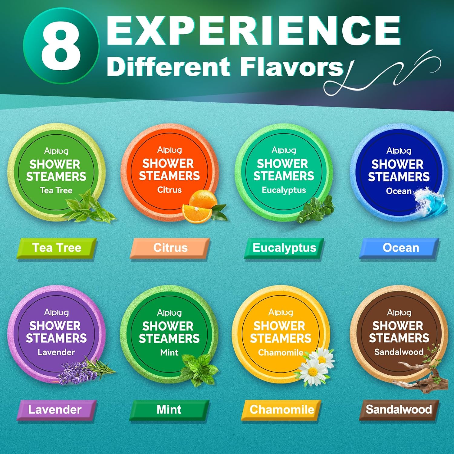 Shower Steamers for Men - 8 Pack Shower Bombs Aromatherapy with Essential Oils, Birthday Gifts for Him Dad Husband Boyfriend, Relaxation Mens Gifts Ideas, Gifts for Men Who Have Everything