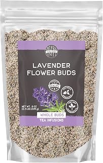 Birch & Meadow Lavender Flower Buds, 8 oz, Sweet-Smelling Sachets, Home Decor