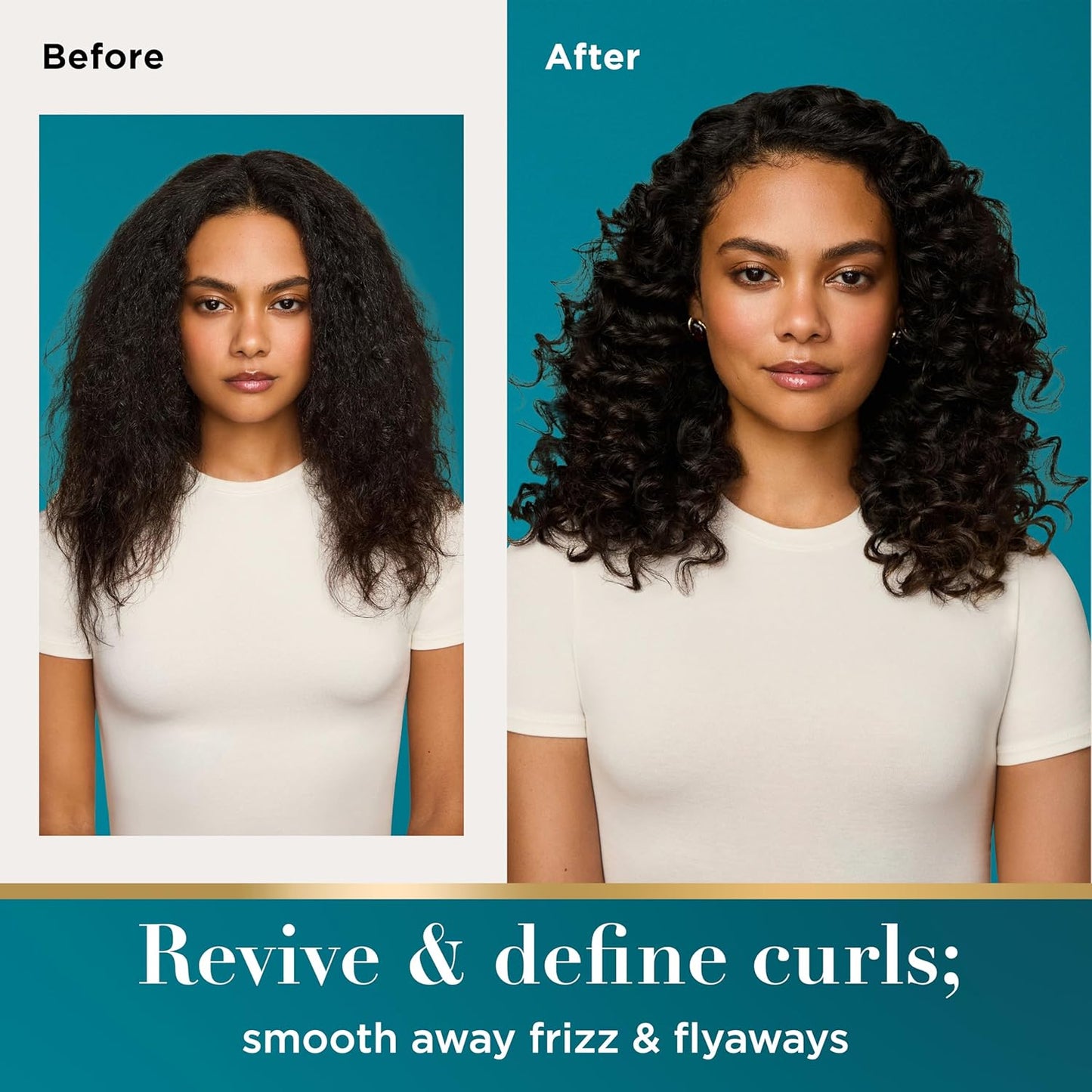 OGX Argan Oil of Morocco Curl-Defining Styling Cream, Anti-Frizz Curl Cream for Curly Hair & All Textures, Cold-Pressed Argan Oil, Paraben-Free, Sulfate-Free Surfactants, Curly Hair Products, 6 oz