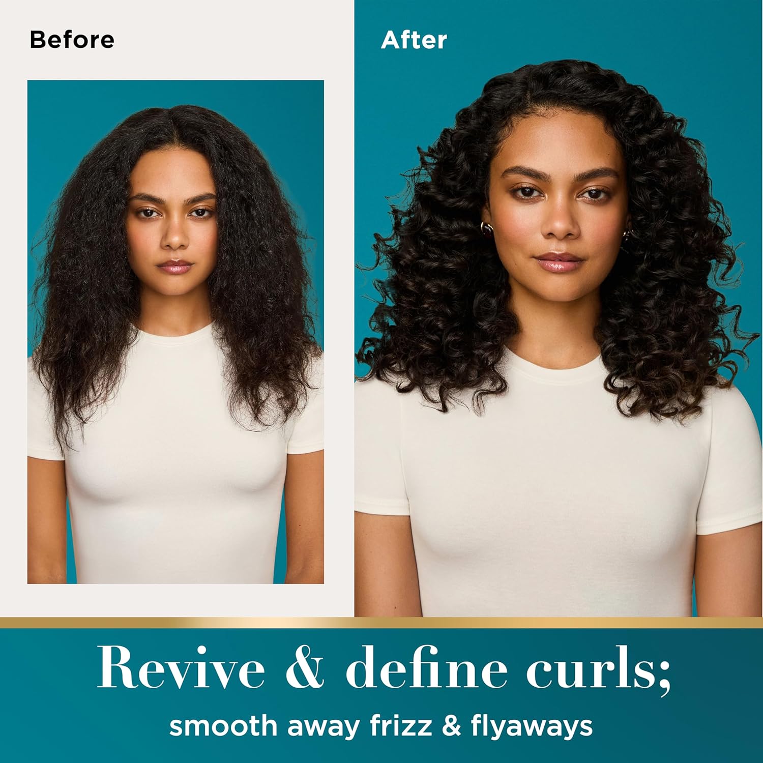 OGX Argan Oil of Morocco Curl-Defining Styling Cream, Anti-Frizz Curl Cream for Curly Hair & All Textures, Cold-Pressed Argan Oil, Paraben-Free, Sulfate-Free Surfactants, Curly Hair Products, 6 oz