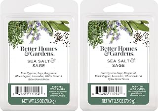 Better Homes and Gardens Scented Wax Cubes 2.5oz 2-Pack (Sea Salted Sage)