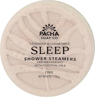 PACHA SOAP Sleep Shower Steamer 2 Count, 6 OZ