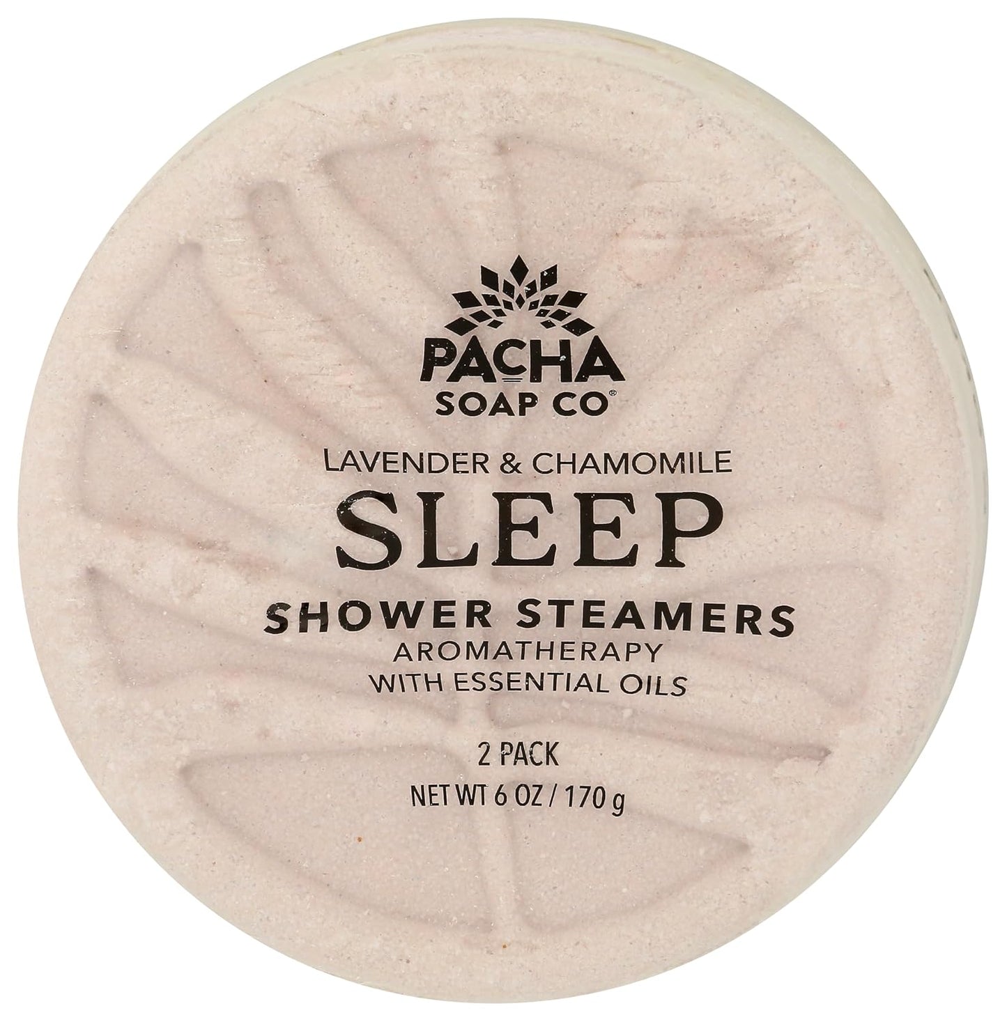 PACHA SOAP Sleep Shower Steamer 2 Count, 6 OZ