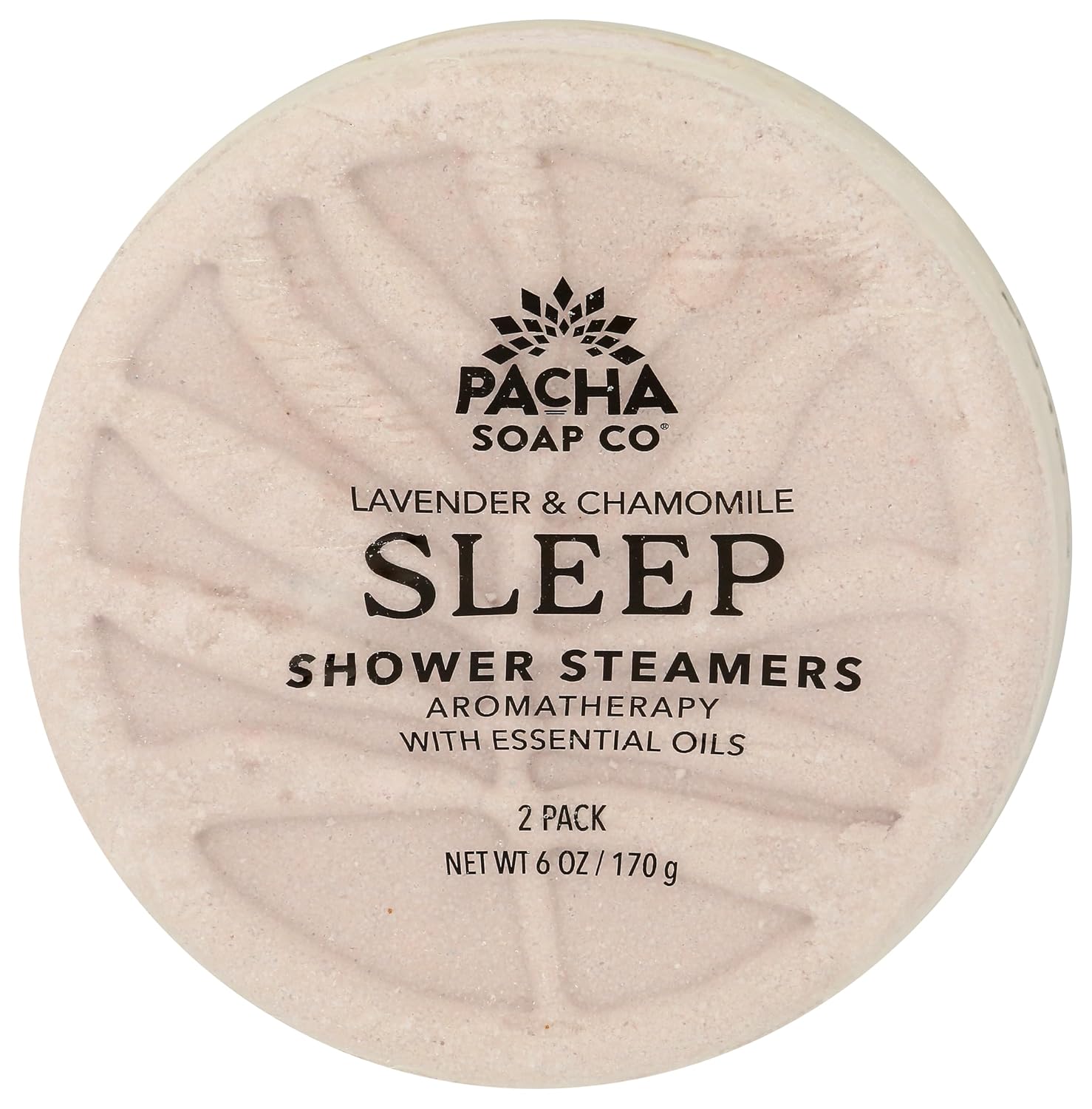 PACHA SOAP Sleep Shower Steamer 2 Count, 6 OZ