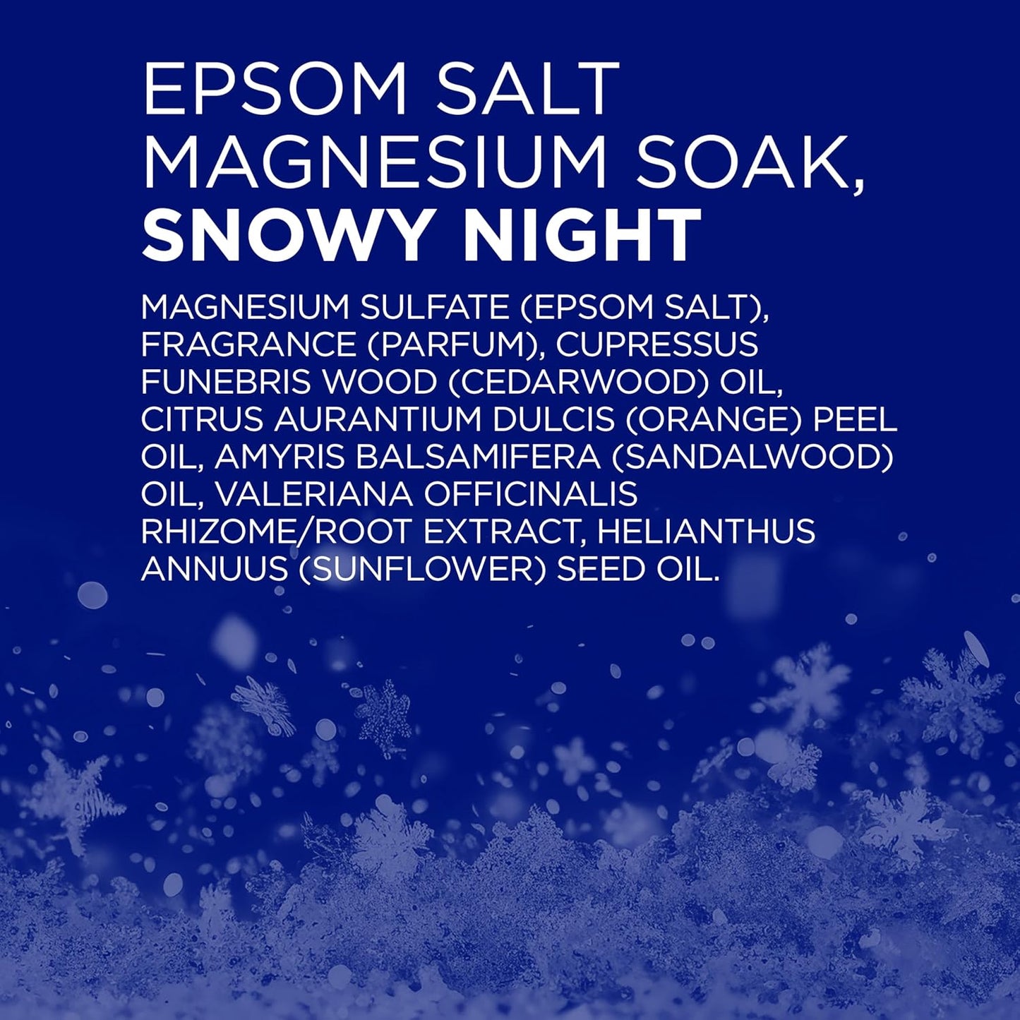 Dr Teal's Epsom Salt Magnesium Soak, Snowy Night, 3 lbs