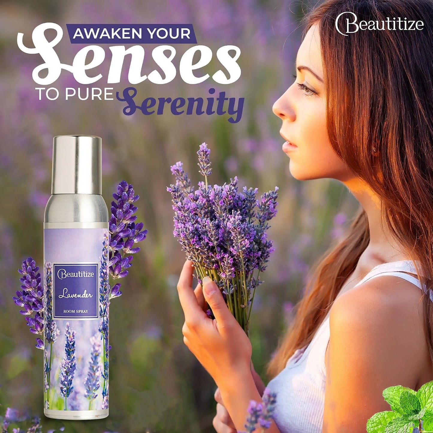 Room Spray Air Freshener, 6.34 Fl oz | Odor Eliminator Spray | Air Fresheners for Home Long Lasting | Room Fresheners | For Home, Furniture, Fabrics (Lavendar)