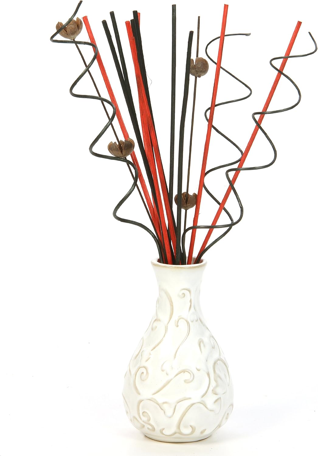 Hosley 12.5" Botanical Diffuser Reeds – Natural Rattan Scent Sticks for Reed Diffusers, Home Fragrance, Farmhouse Decor, Office & Spa Use – Decorative Aromatherapy Refill Sticks
