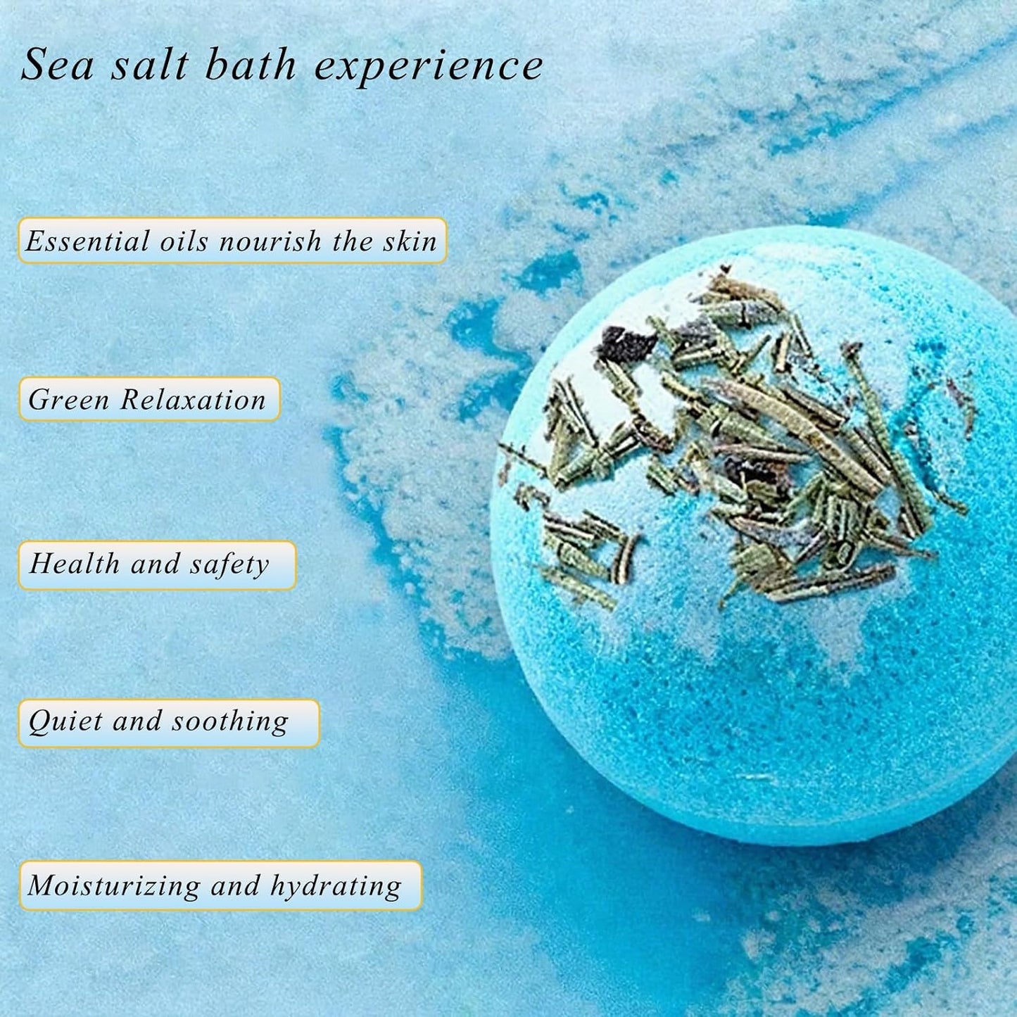 Bath Bombs Gift Set, 100g Natural Plant Essential Oil Aromatherapy Steaming Bath Bomb, Soothing and Moisturizing Bath Bombs, SPA Gift for Mother, Wife, Her/Him or Girlfriend.