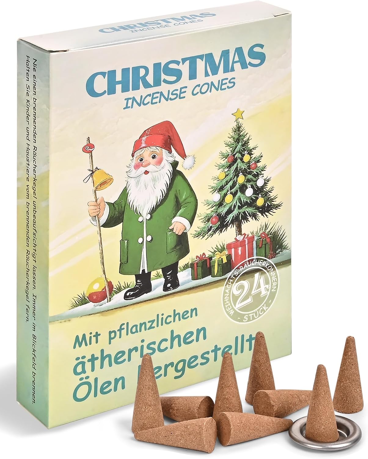 Christmas Incense Cones 96 pcs - Balsam Fir Create a Warm Cozy Holiday Atmosphere with Festive Aromas