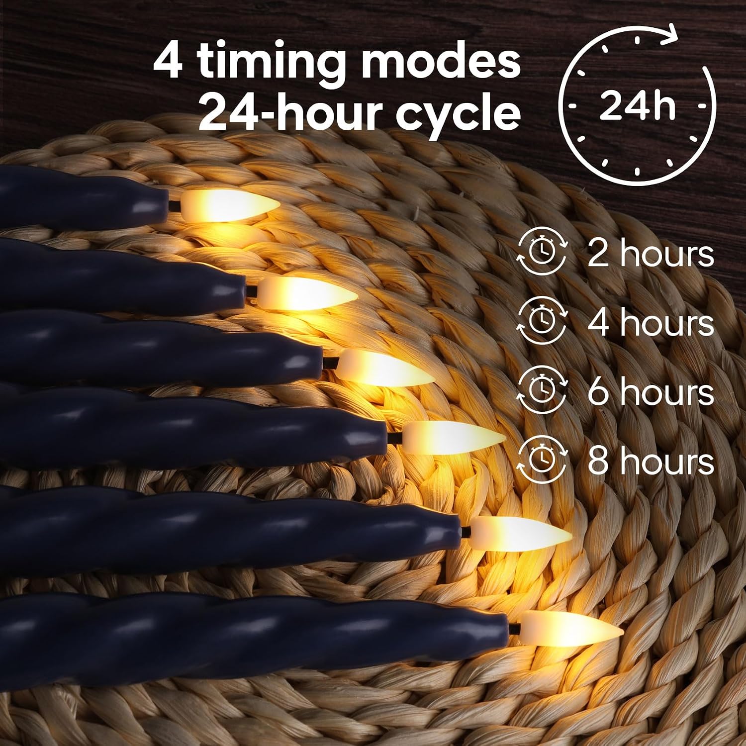 Spiral Flameless Taper Candles with Remote, Navy Blue Candles Battery Operated, Flickering LED Wax Candlesticks Set of 6
