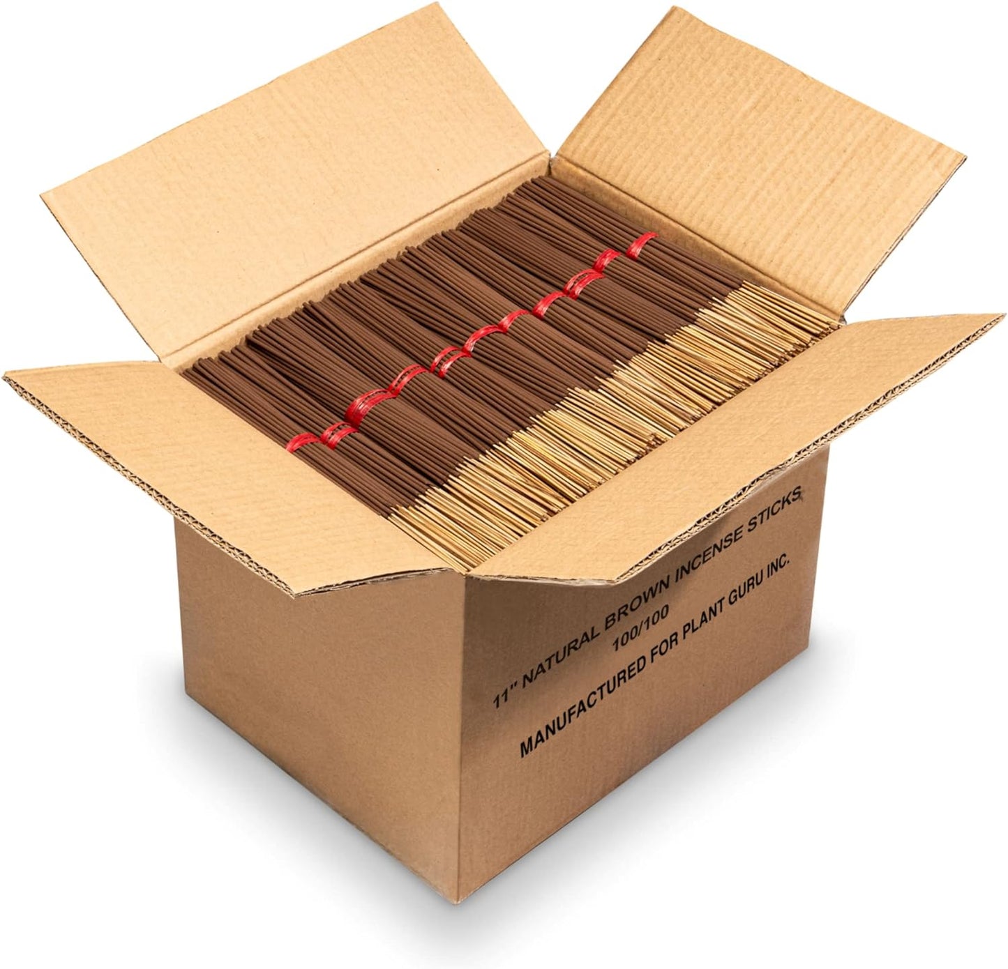 1000 Unscented Incense Sticks 11" Bulk - 100% Natural Joss and Bamboo Punk Blanks - Great for DIY Aromatherapy Incense Making.