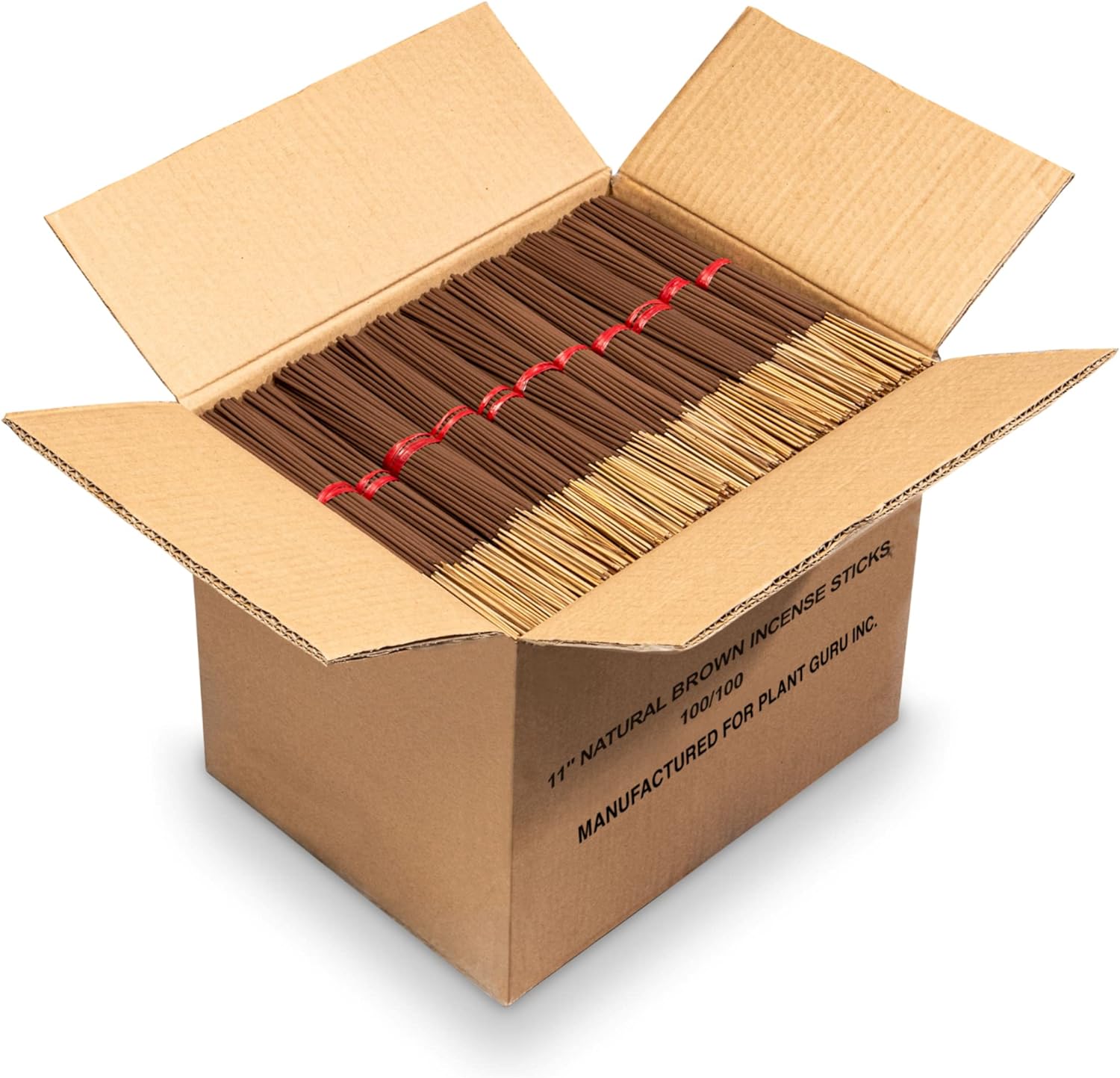 1000 Unscented Incense Sticks 11" Bulk - 100% Natural Joss and Bamboo Punk Blanks - Great for DIY Aromatherapy Incense Making.
