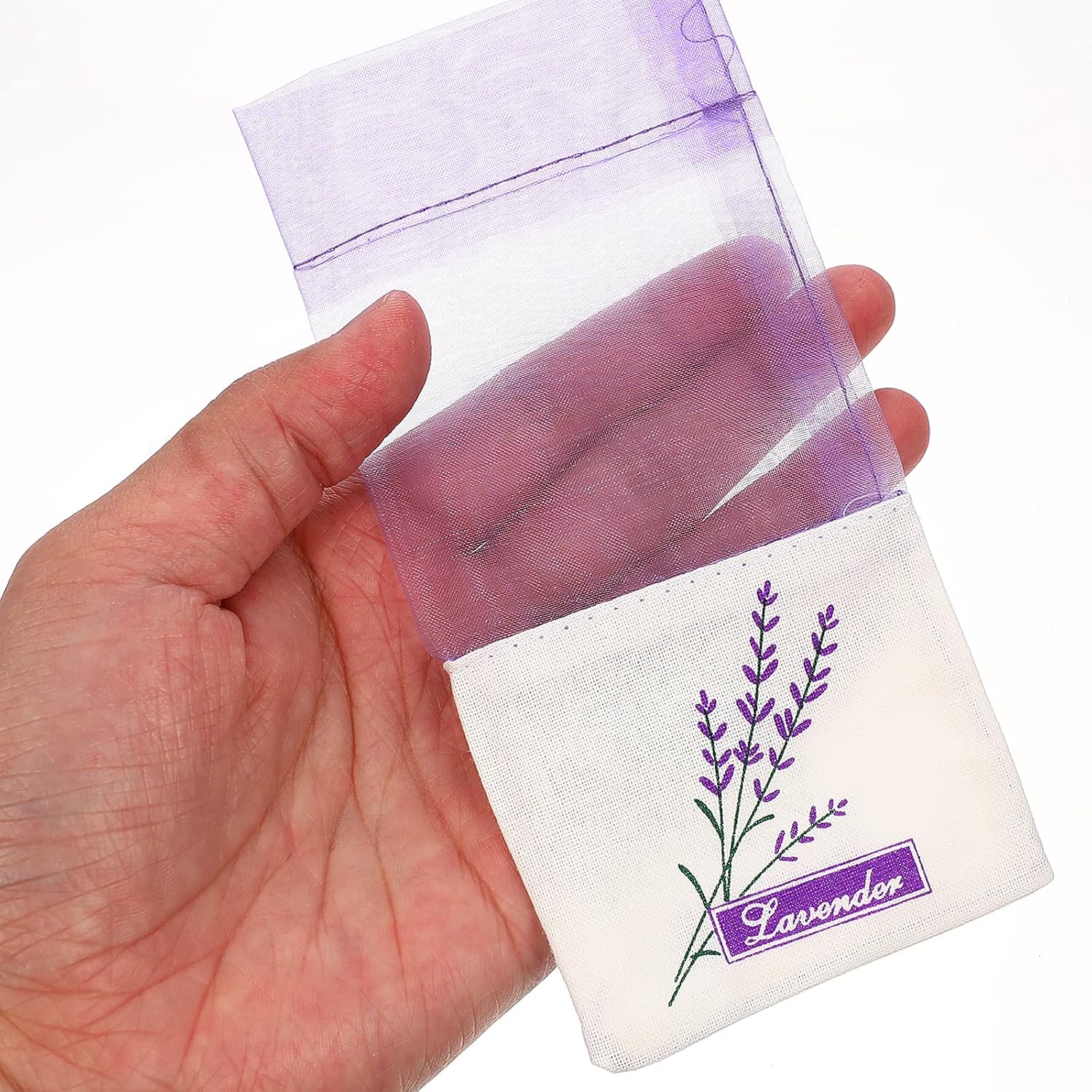 30 Pcs Lavender Sachet Bags Empty: Mesh Bags Drawstring, Mesh Bags for Potpourri Organza Bags Lavender Sachets for Drawers and Closets