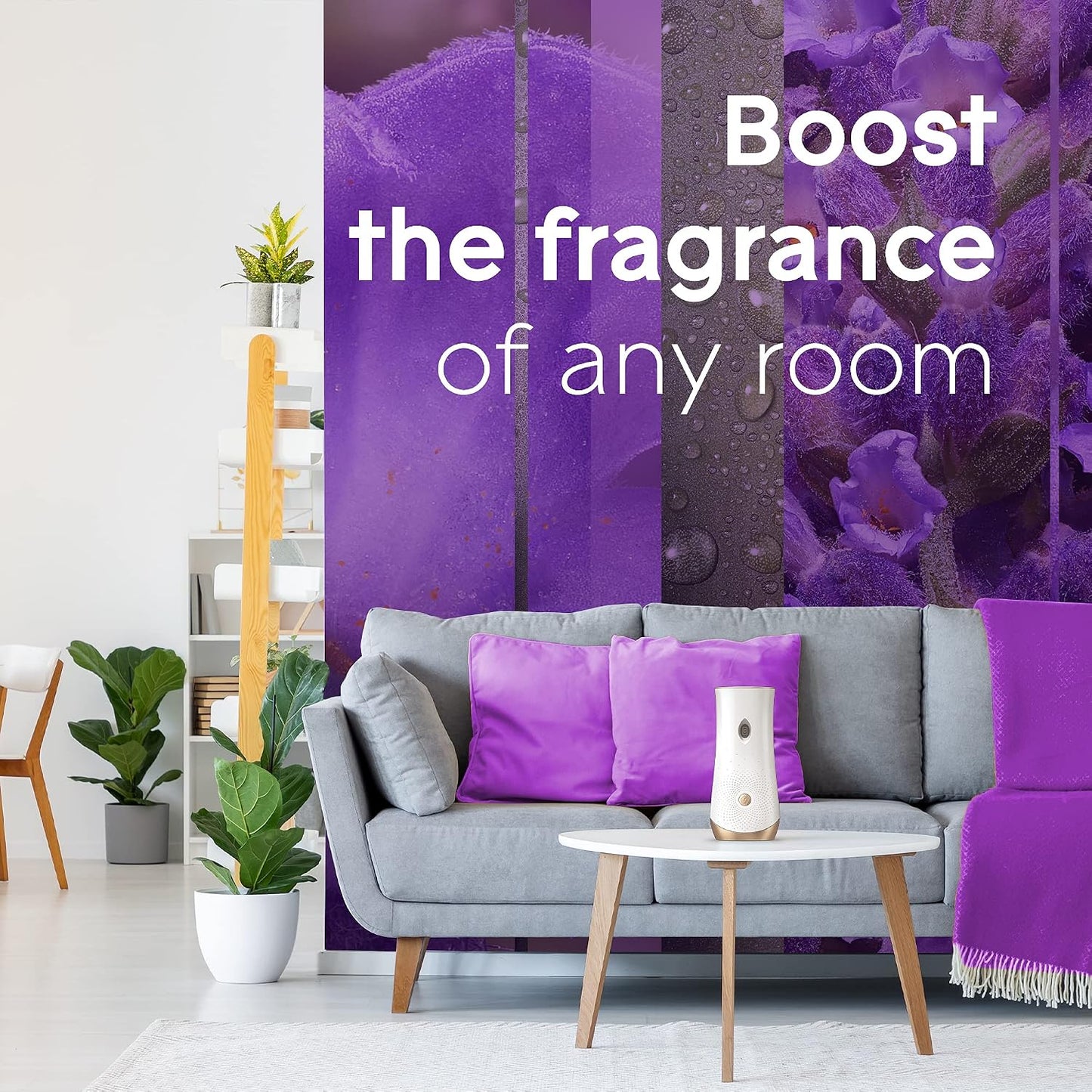Glade Automatic Spray Refill, Air Freshener for Home and Bathroom, Tranquil Lavender & Aloe, 6.2 Oz