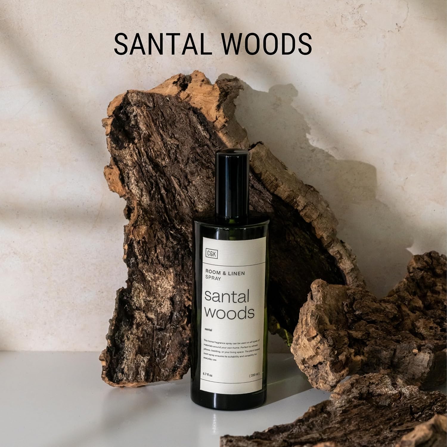 Craft & Kin Room Spray, 6.76 oz Lavender & Santal Woods, Linen Spray for Bedding, Pillow Mist, Long Lasting Home Freshener