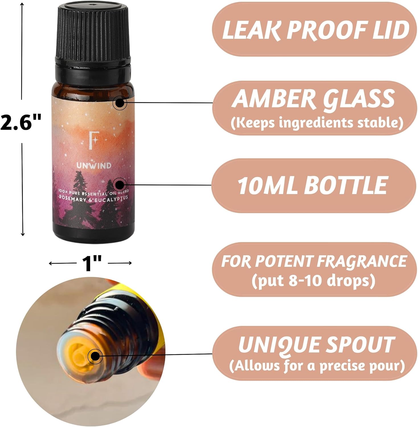 Folkulture Sleep Essential Oils Set for Diffuser | Set of 3 Aromatherapy Oils for Relaxation & Bedtime | Lavender, Eucalyptus & Rosemary | Calm Home Fragrance & Self-Care Gift