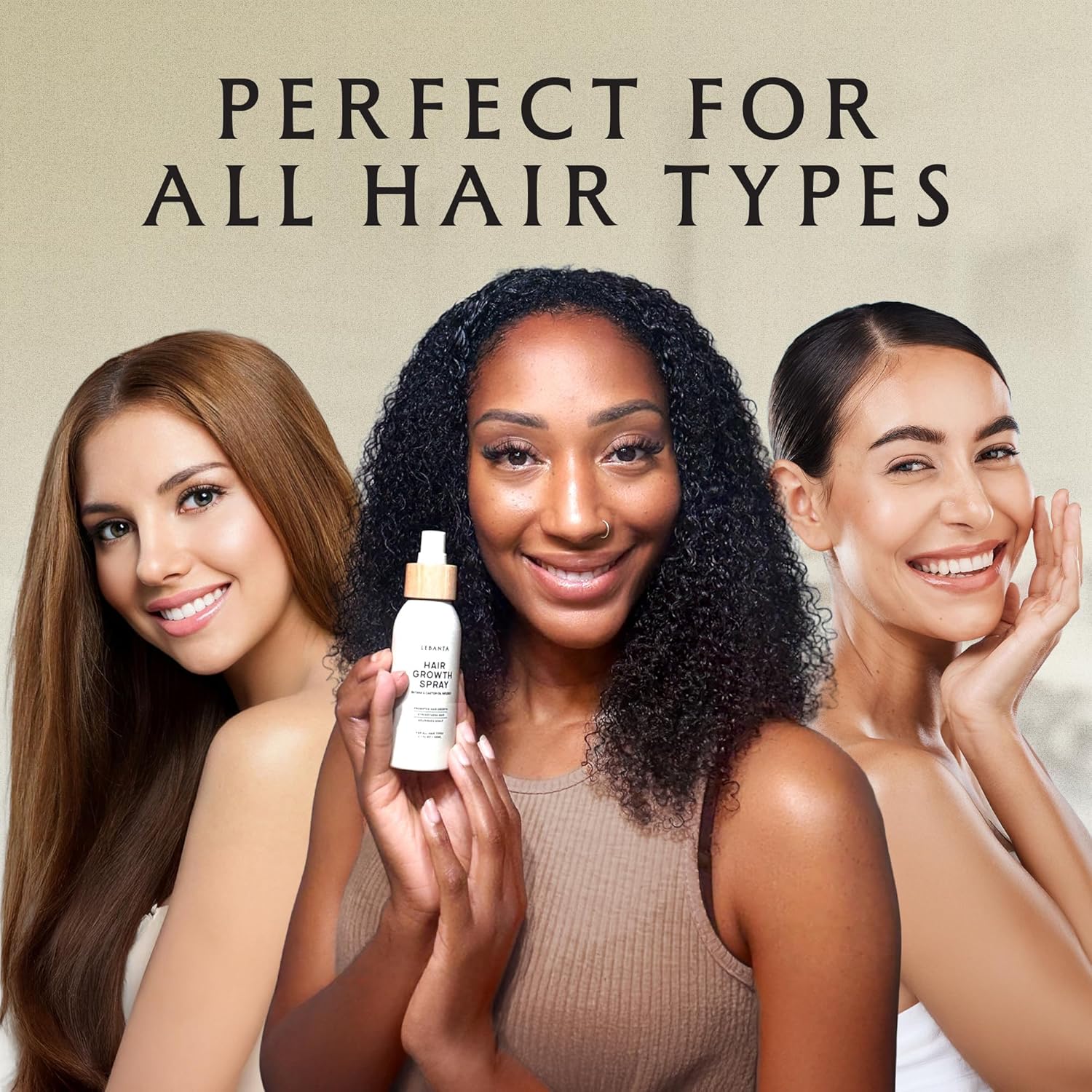Lebanta Hair Growth Oil Spray - 100% Pure Ingredients For Non Greasy, Thicker & Stronger Hair - Organic Batana, Castor, Biotin, Saw Palmetto, and Rosemary Oil Gifts Women Scalp (4.1 Fl Oz (Pack of 1))