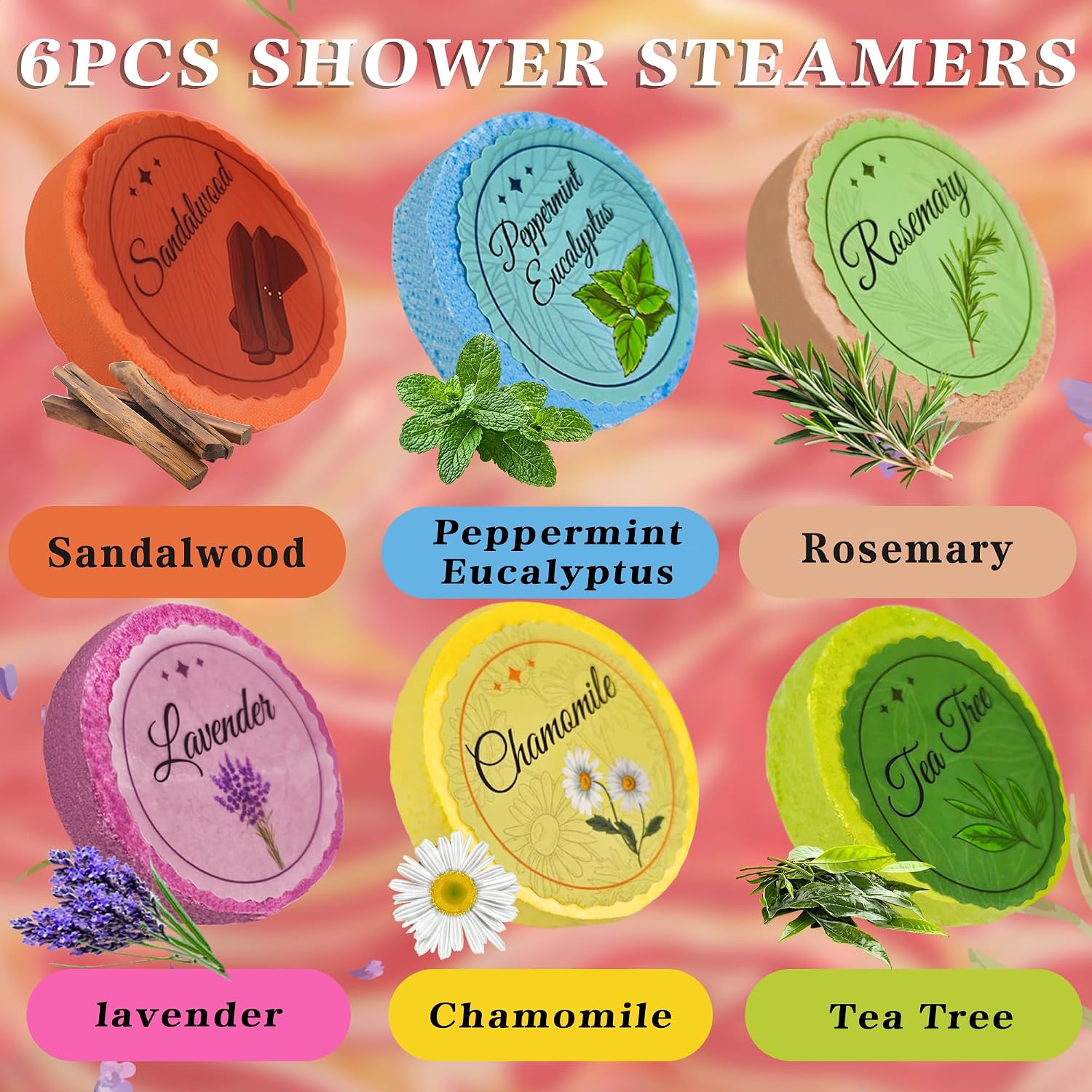 Travel Essentials - Shower Steamers Aromatherapy - Teacher Gifts for Women Men Wife - Birthday Gift for Mom Girls | Self Care Relaxation Essential - Stocking Stuffers for Teen Girls
