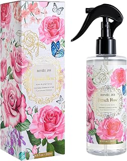 ROMIIE ZOI Linen & Room Air Freshener Spray Room Mist, with Natural Plant Extract, Rose Scent, 8.5 FL OZ.