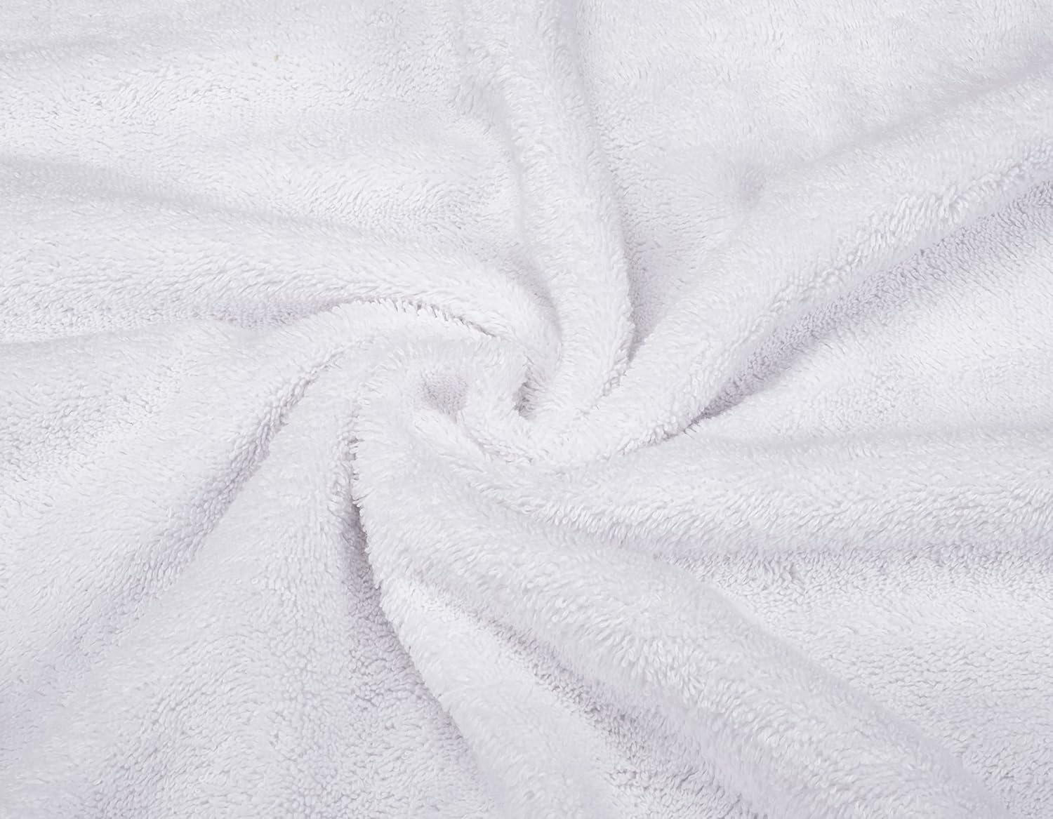 American Soft Linen Luxury 6 Piece Towel Set, 2 Bath Towels 2 Hand Towel 2 Washcloths, 600 GSM 100% Cotton Turkish Towels for Bathroom, White Towel Sets