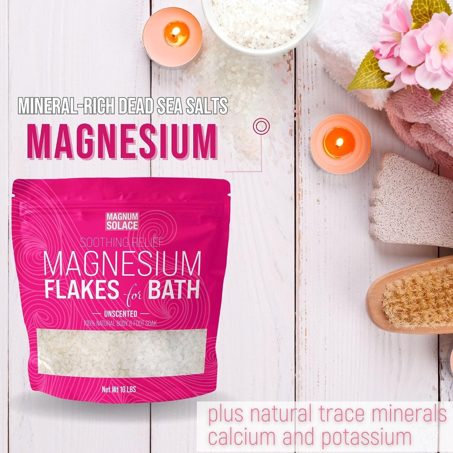 20 LBS Magnesium Flakes Bundle