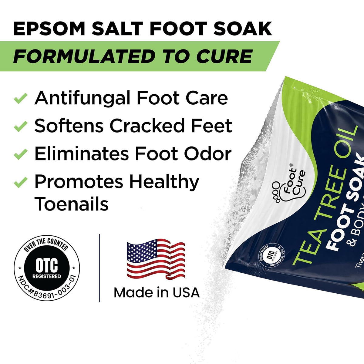 Tea Tree Callus Remover Gel &amp; Foot Soak, Foot Cream for Dry Cracked Feet
