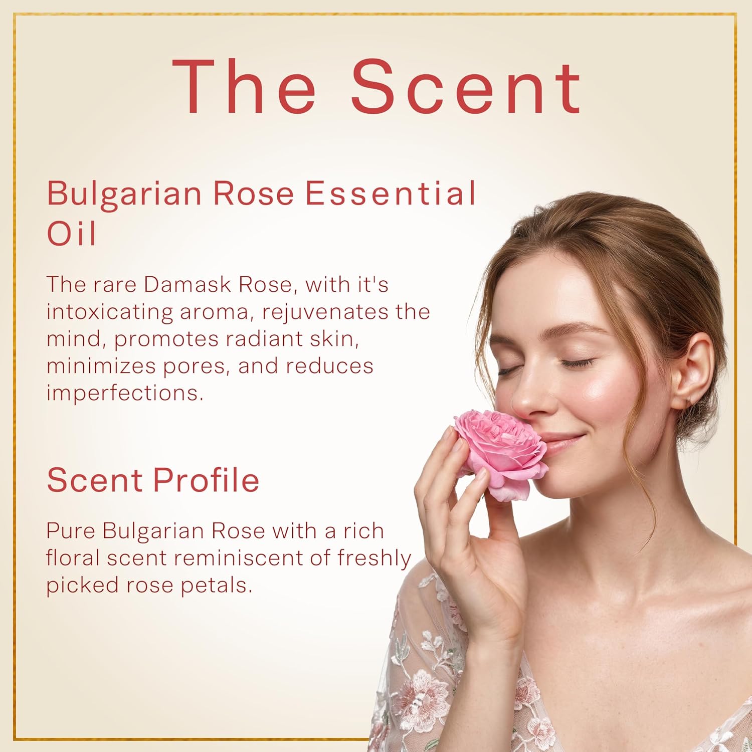 SAFA Rosé Oil - Organic Multi Use Body, Hair & Face Oil | Bulgarian Rose, Moroccan Argan, Vitamin E, Sweet Almond | After Shower Hydrating Oil | Naturally Scented for Women & Men 4 Fl Oz