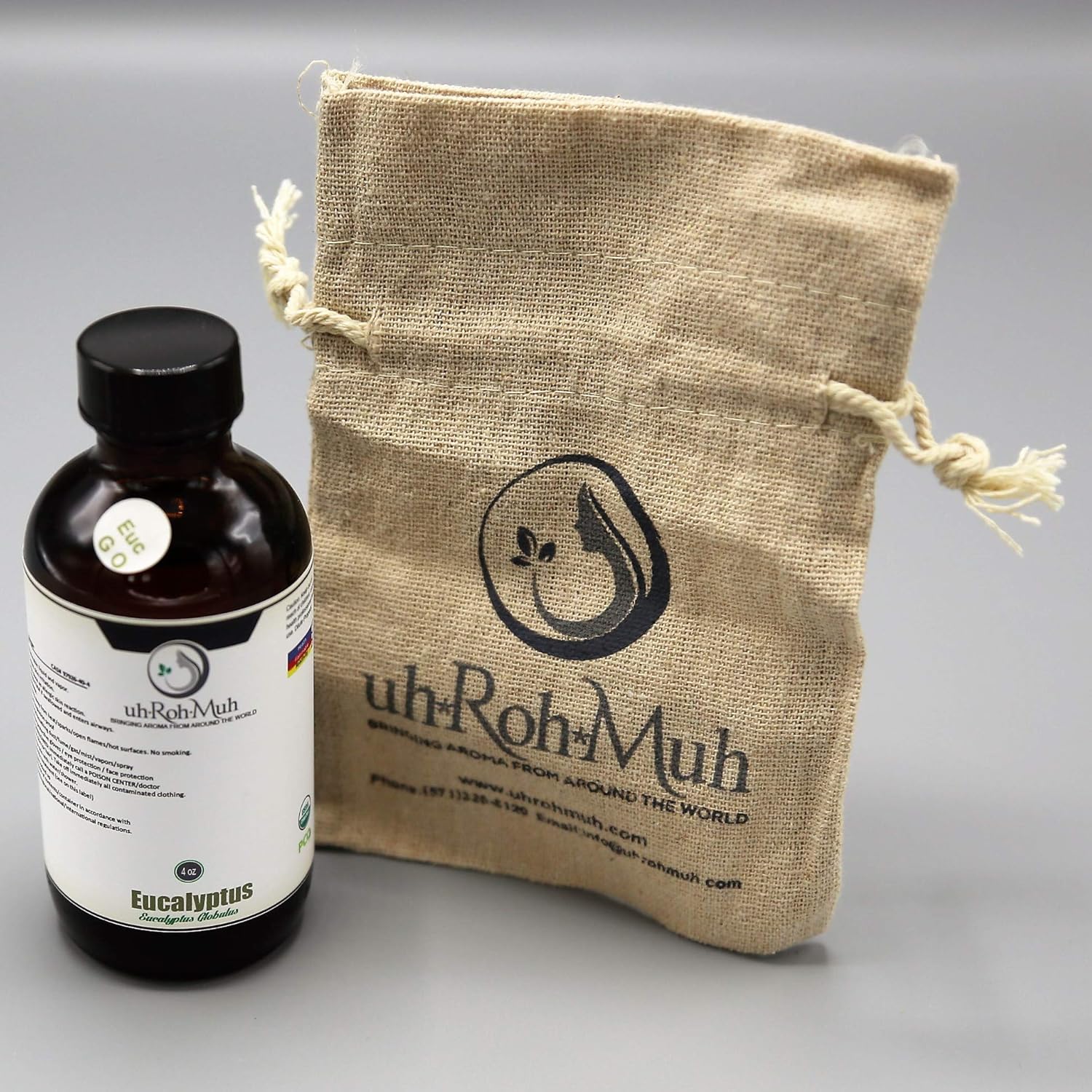 Pure Certified Organic Eucalyptus Globulus Essential Oil (4 oz with Pipette)