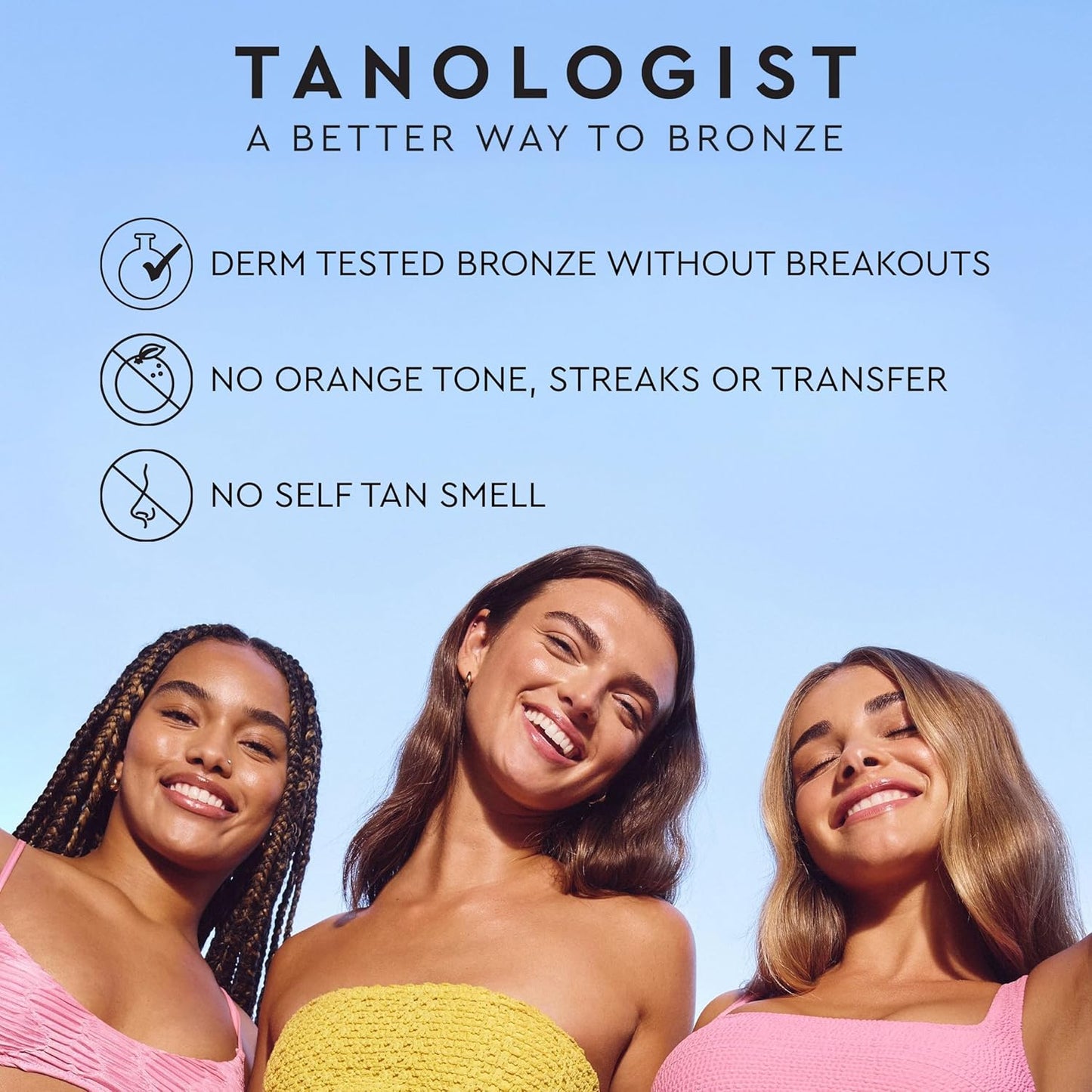 Tanologist Medium Self Tan Water, Clear Tanning Water, Self Tanner Spray, Streak-Free Tanning Mist, Natural Bronzing, No Fake Tan Smell, Long Lasting, Clean Ingredients, 6.76 fl. oz/200 ml Bottle