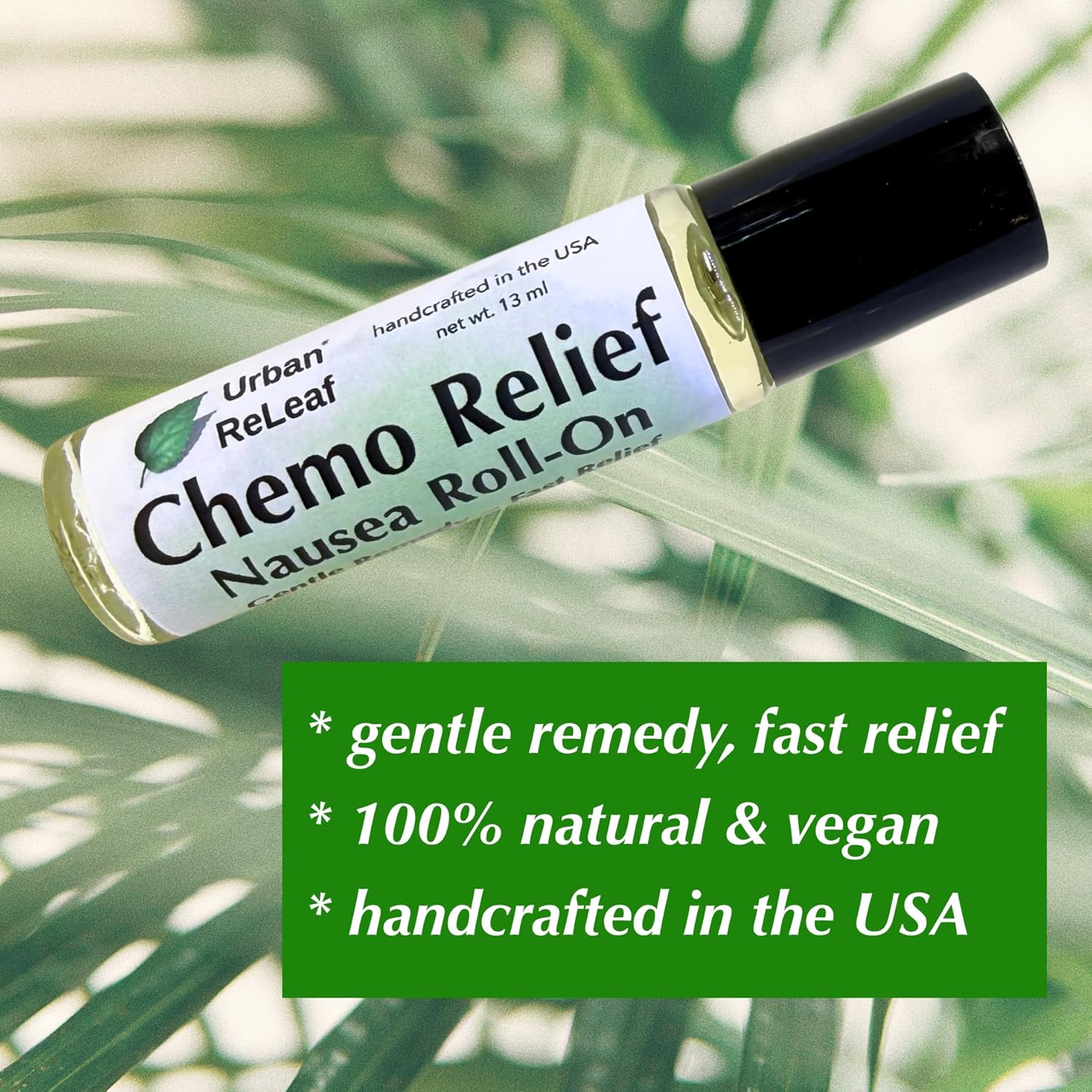 Urban ReLeaf Chemo Relief Nausea Roll-On ! Gentle Remedy, Fast Relief, Soothing Aromatherapy for Upset Stomach & Side Effects. Natural Essential Oils!