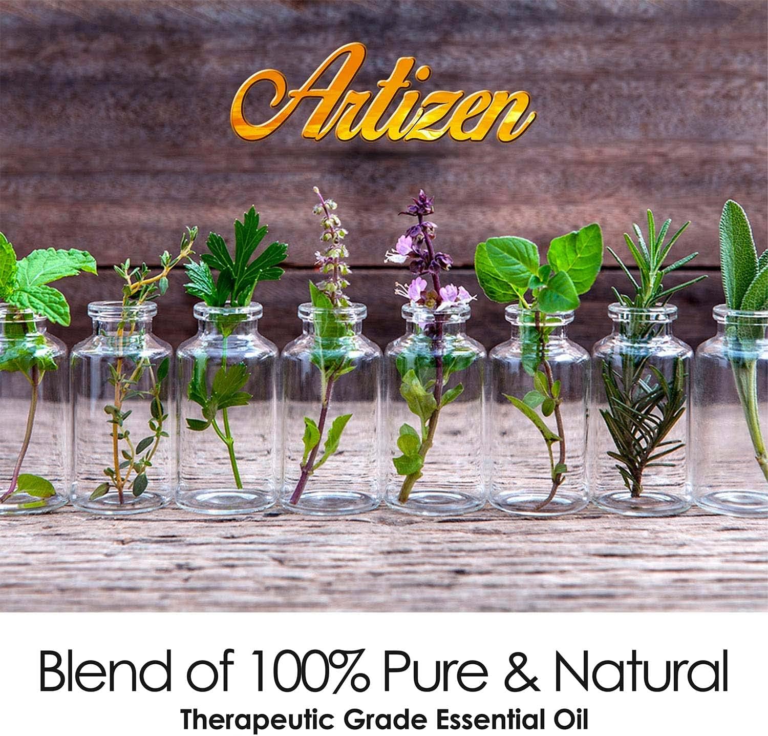 Artizen Citronella Essential Oil (100% Pure & Natural - Undiluted) Therapeutic Grade - Huge 4oz Bottle - Perfect for Aromatherapy, Relaxation, Skin Therapy & More - Citronella Oil - Oil of Citronella