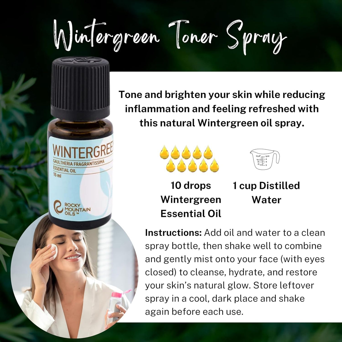 Rocky Mountain Oils - Wintergreen - 15 ml - Essential Oil