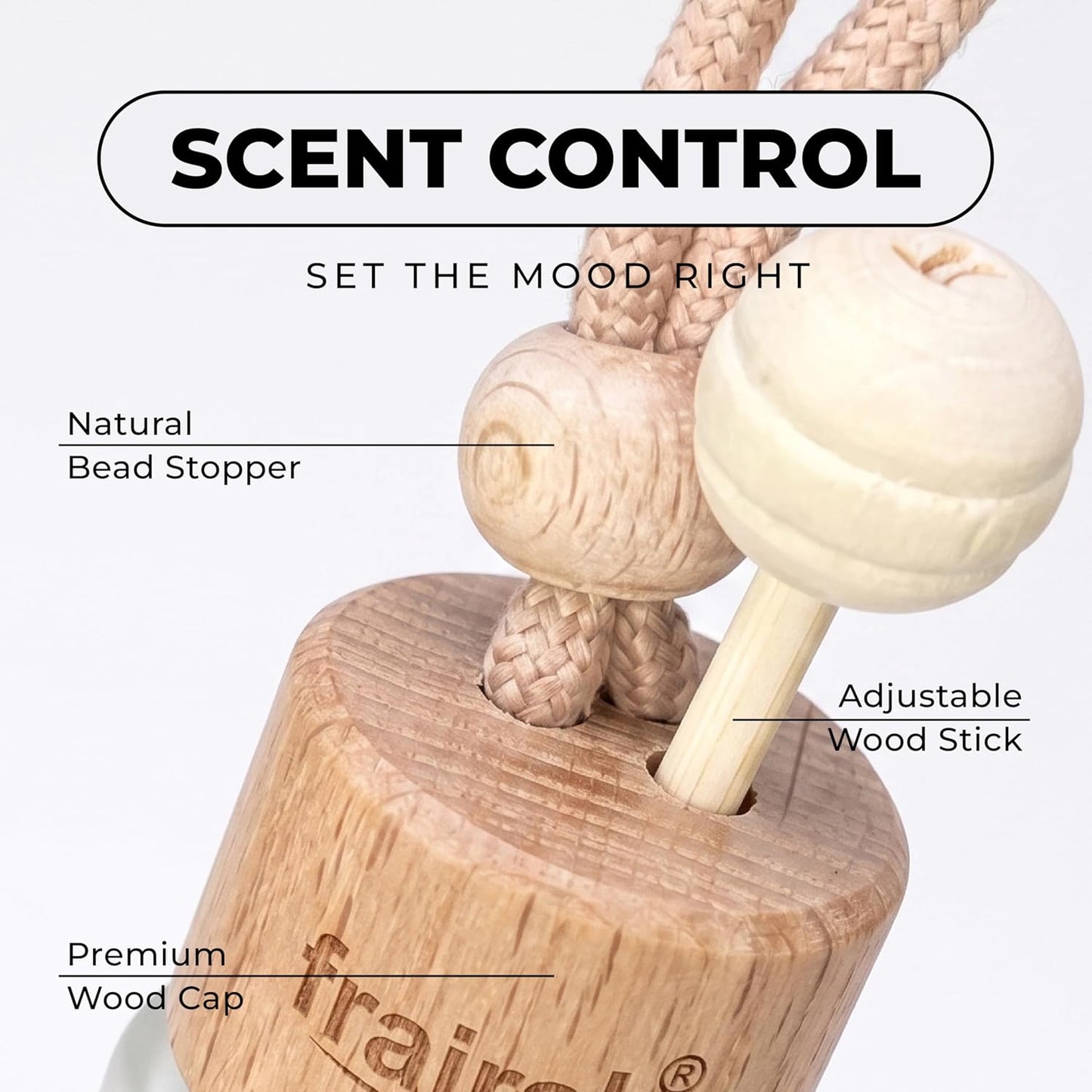 Hanging Car Air Freshener 3 Count, 8 ml Each, Eucalyptus Scent, Natural Odor Eliminator Essential Oil Diffuser, Gentle Soft Elegant Non-Overpowering Fragrance