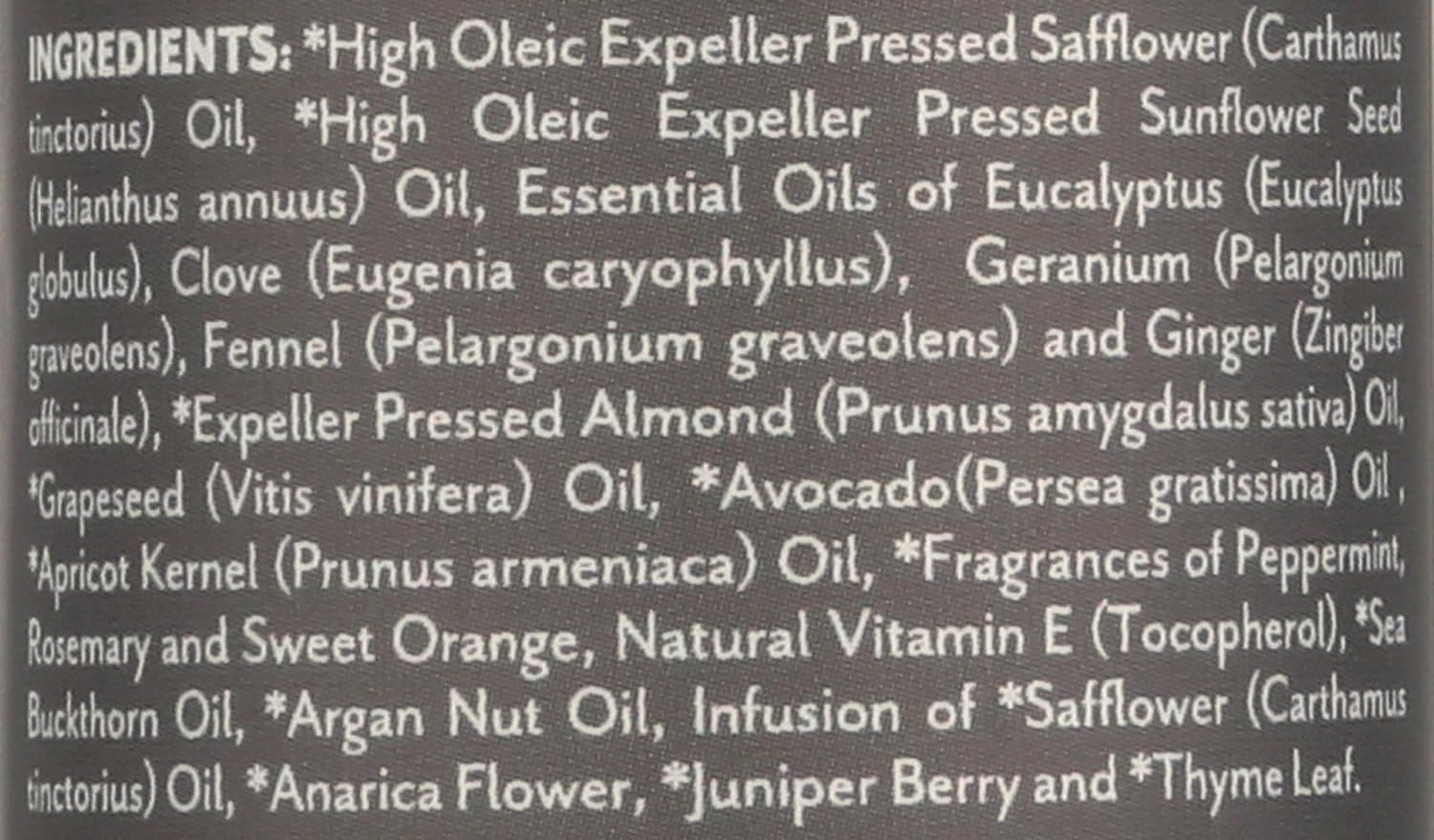 Soothing Touch Peppermint Rosemary Organic Bath, Body & Massage Oil, 4 Fl Oz