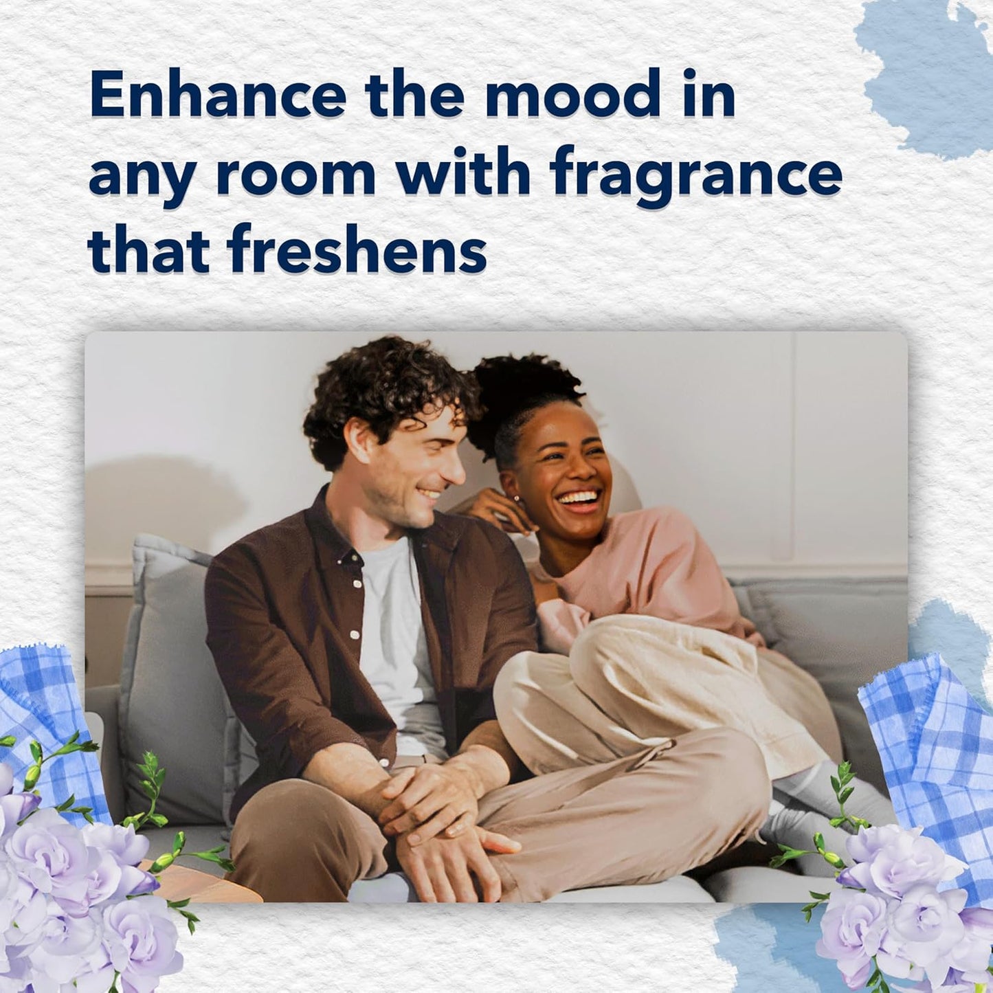 Glade PlugIns Refills Air Freshener, Scented and Essential Oils for Home and Bathroom, Clean Linen, 3.35 Fl Oz, 5 Count