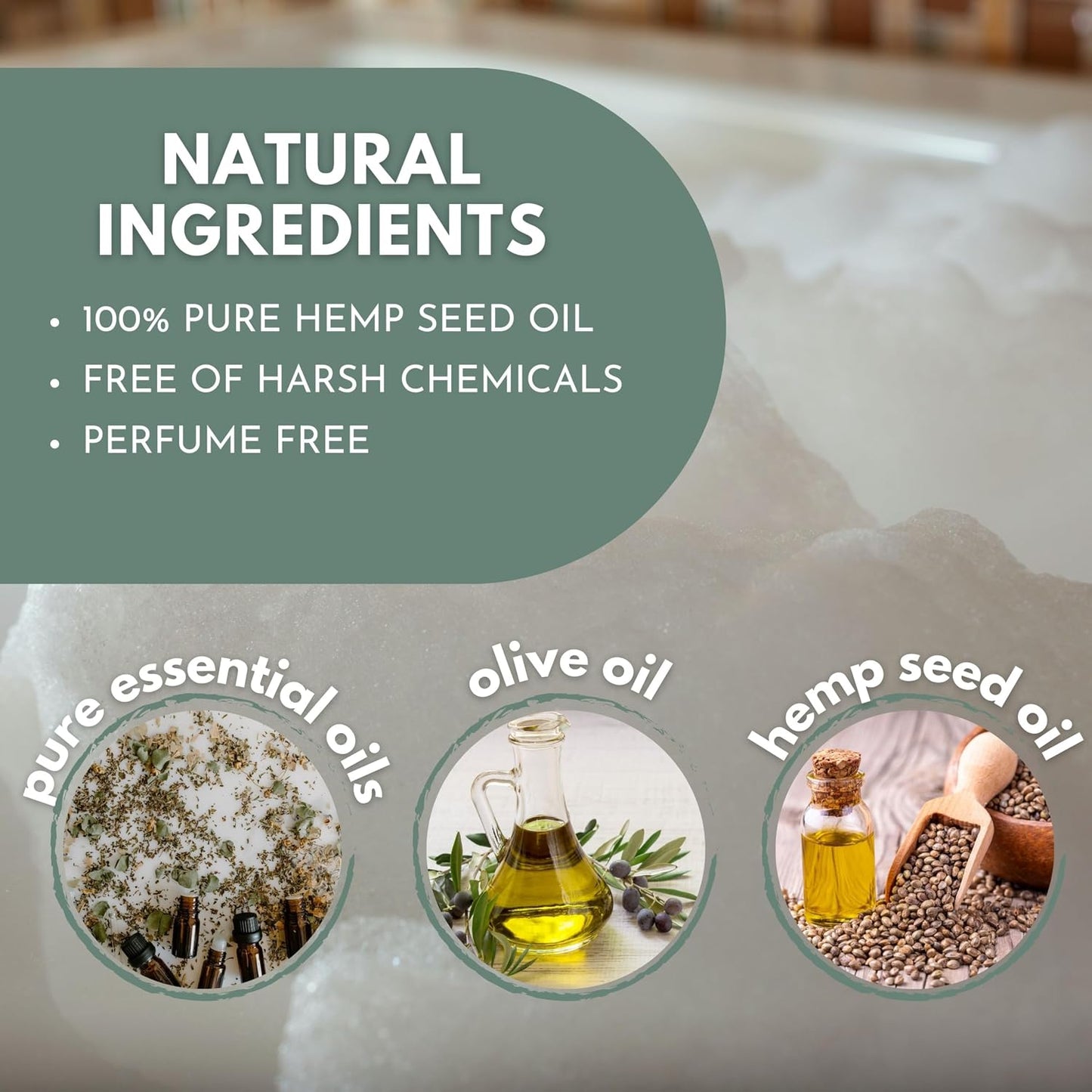 Hemp Bath Bombs -Amber Vanilla - Rich in Organic Hemp Seed Oil, Vanilla Extract, and Shea Butter - 8 Count by Hemp Euphoria