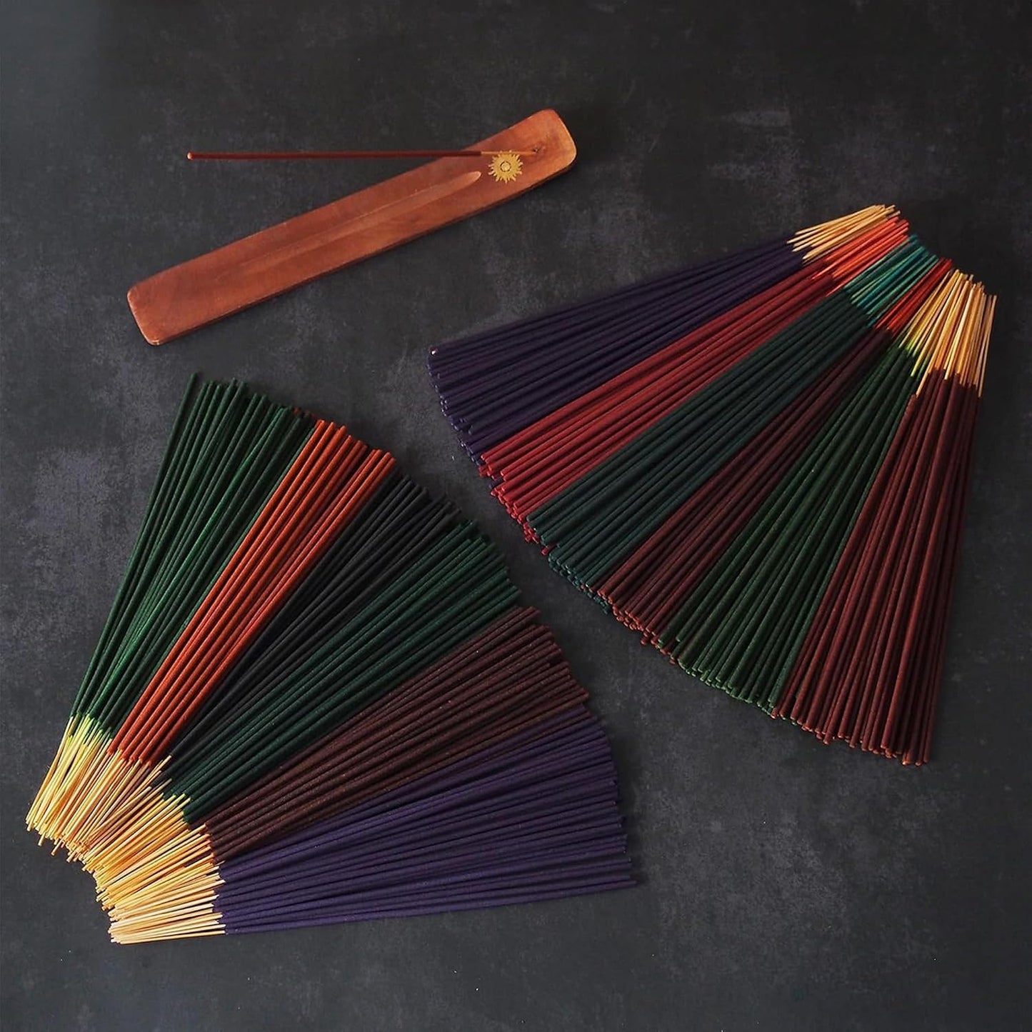 Hosley 480-Pack Assorted Incense Sticks, 12 Scents Incl. Nag Champa, Lavender, Dragon’s Blood, Grab Bag, Ideal for Meditation, Aromatherapy, Home, Gifts